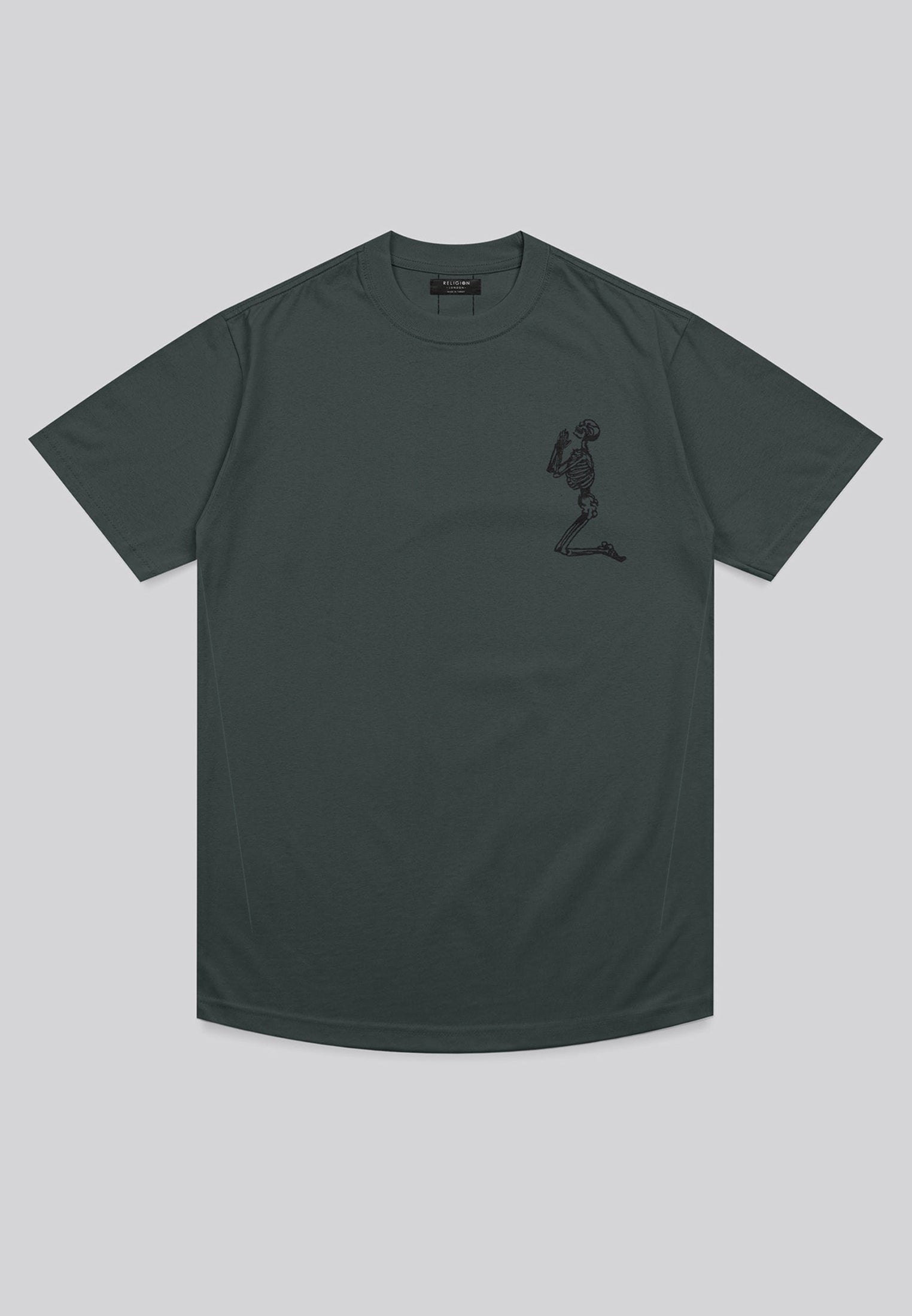 ESSENTIAL BIG SKELETON COAL T-SHIRT