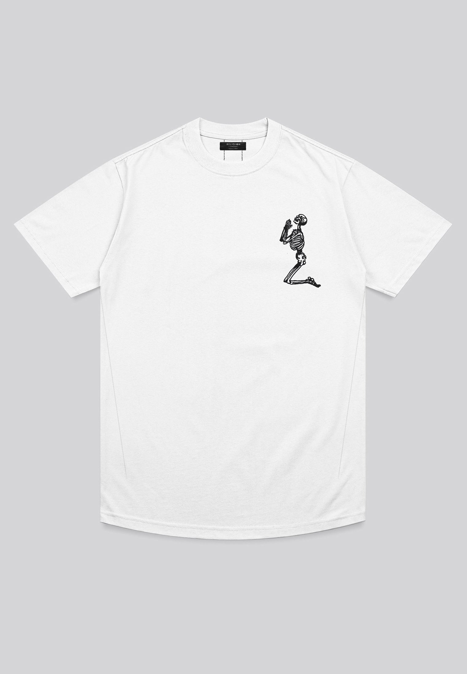 ESSENTIAL BIG SKELETON WHITE T-SHIRT