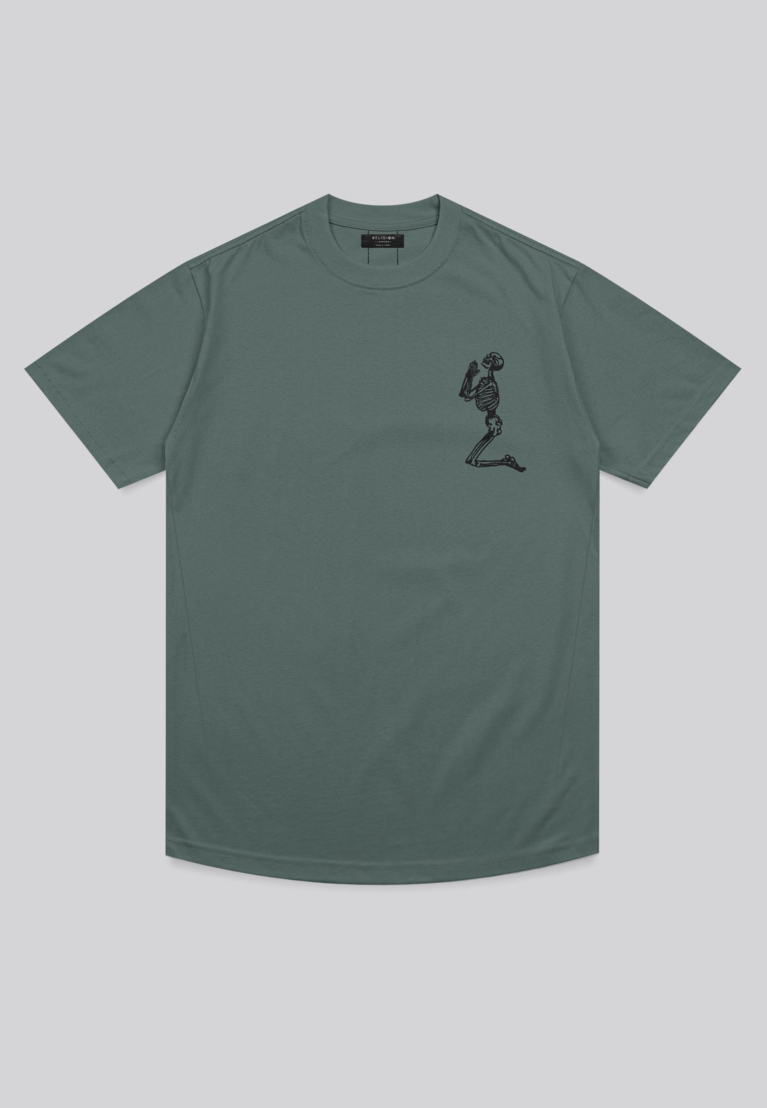 ESSENTIAL BIG SKELETON DARK METAL T-SHIRT