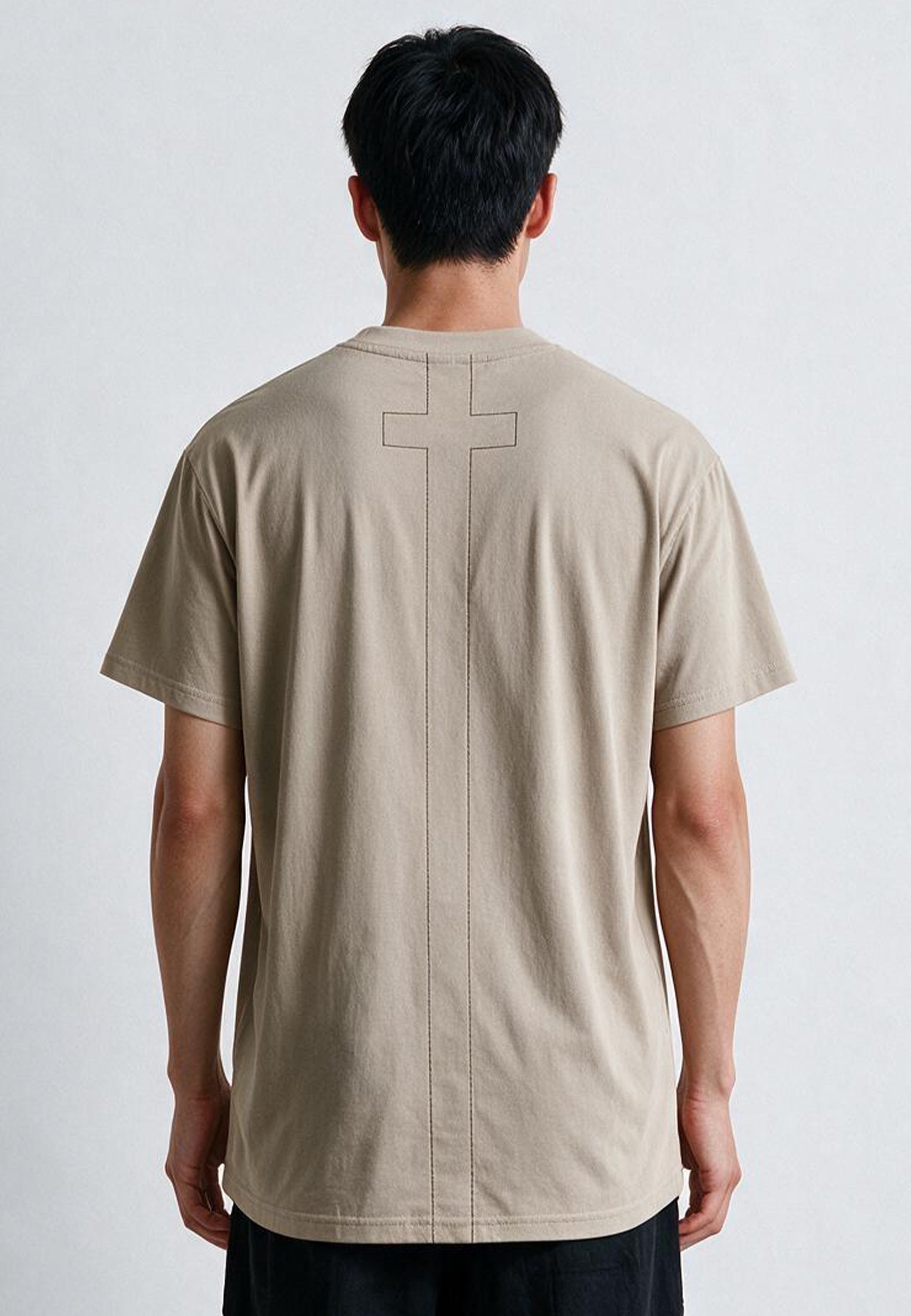 ESSENTIAL BIG SKELETON FAWN T-SHIRT
