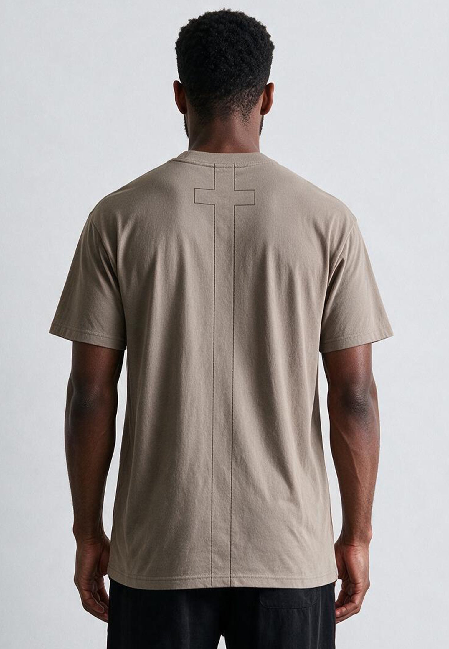 ESSENTIAL BIG SKELETON DESERT TAUPE T-SHIRT