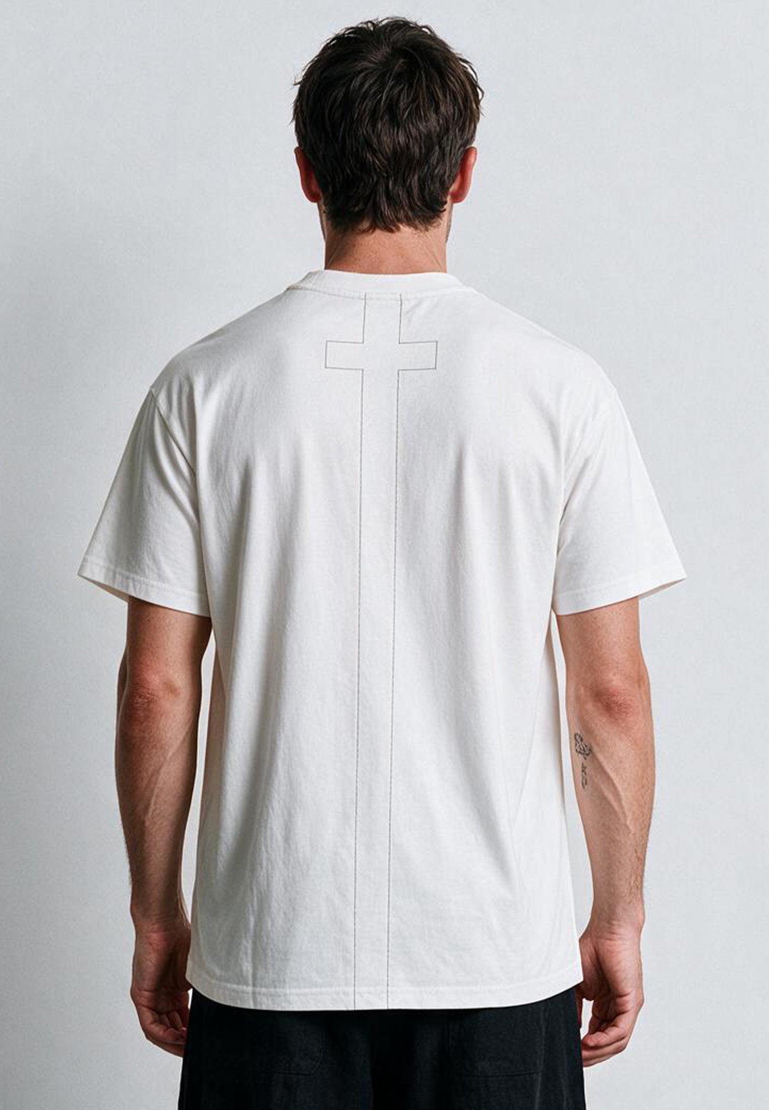 ESSENTIAL BIG SKELETON WHITE T-SHIRT
