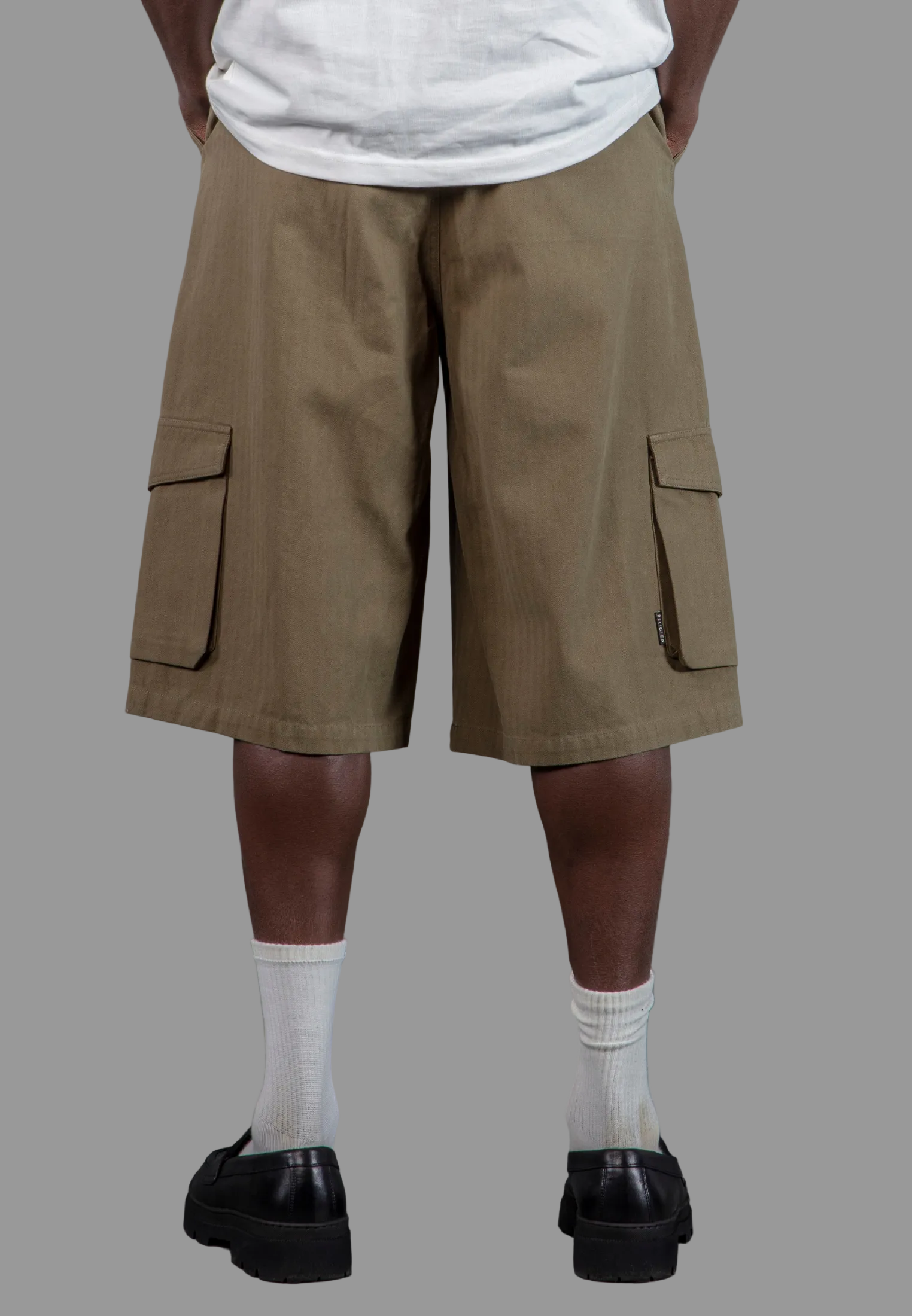 CARGO JORT HERRINGBONE KHAKI
