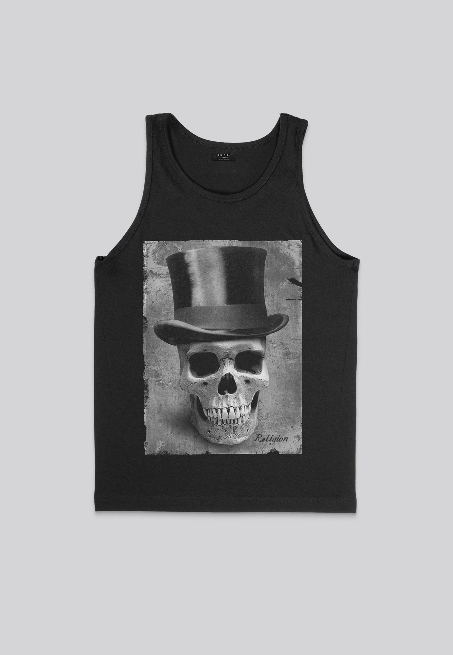 TOP HAT VEST BLACK