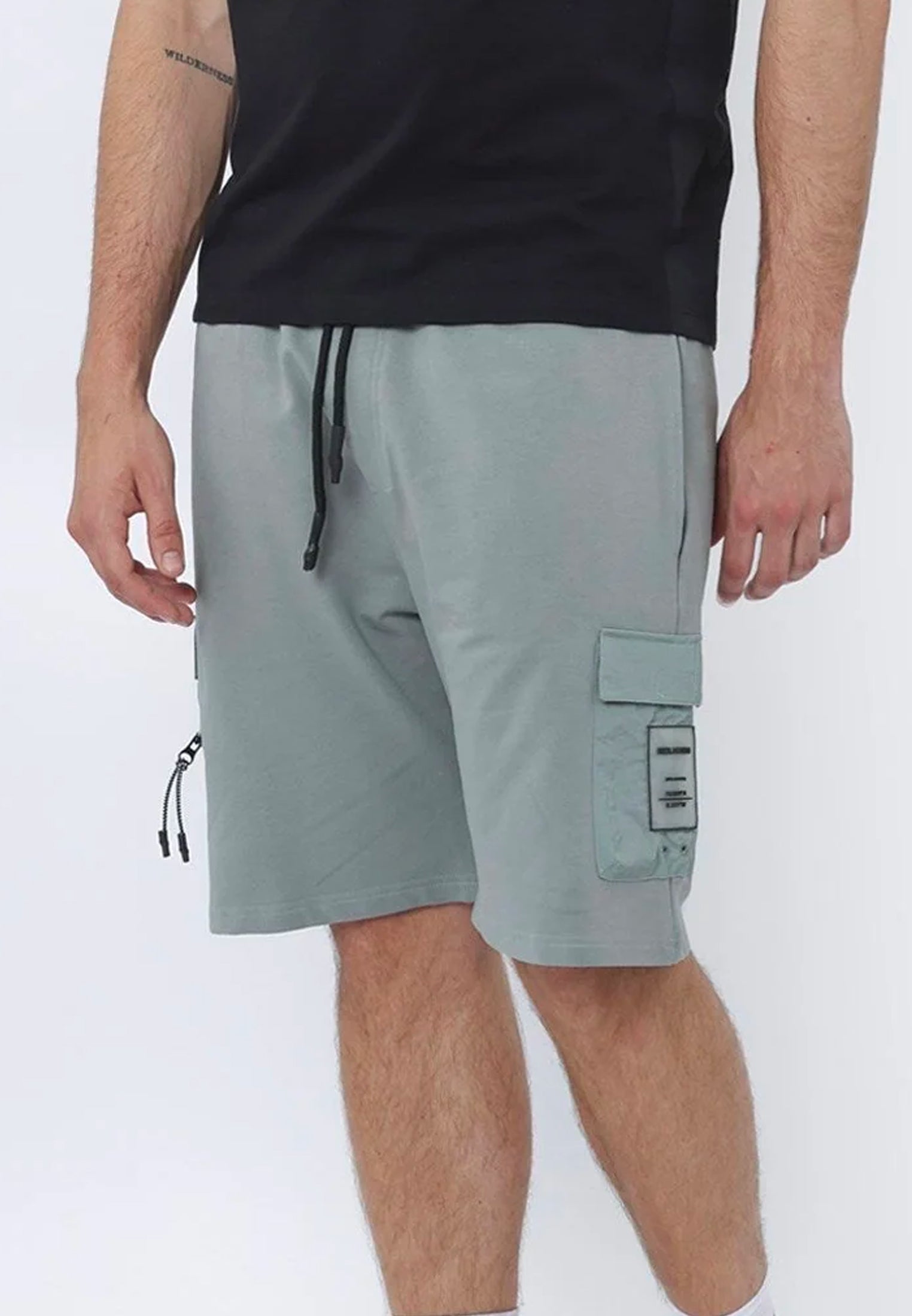 PANEL SHORTS SOFT KHAKI