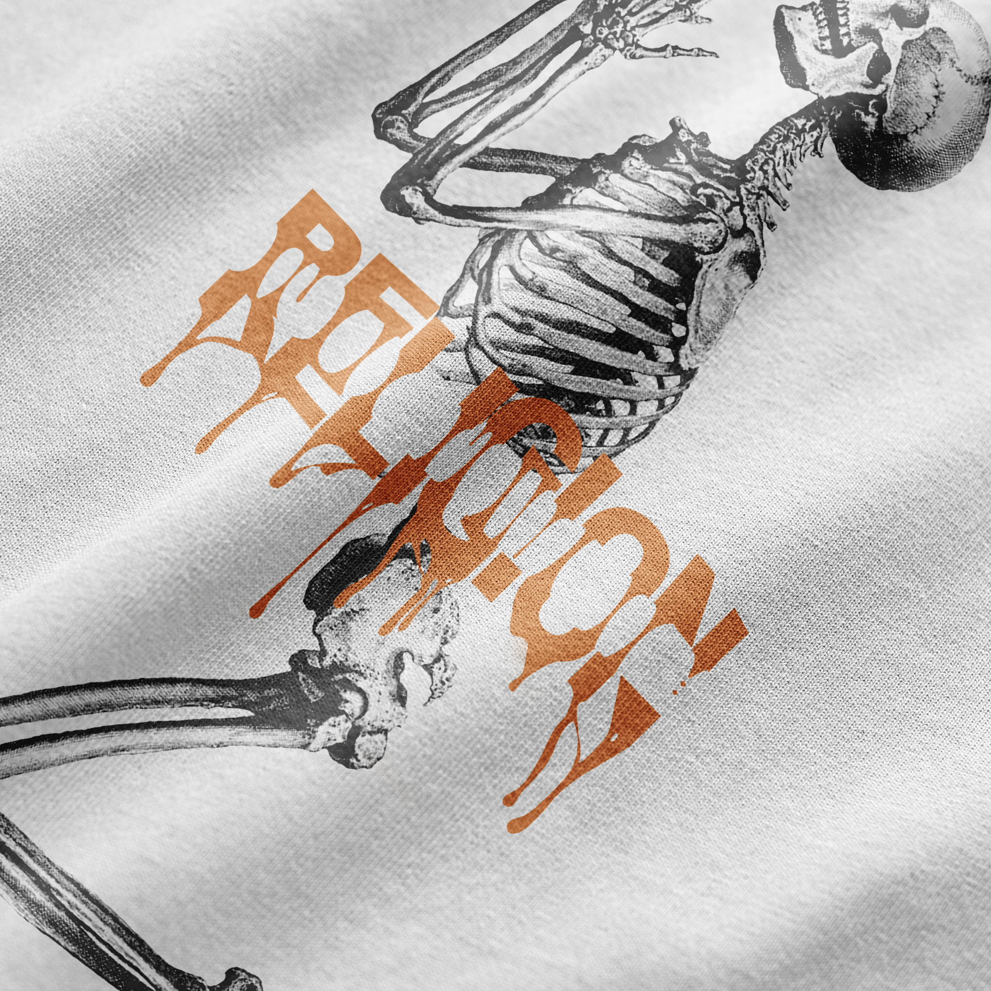 GLUE SKELETON T-SHIRT WHITE