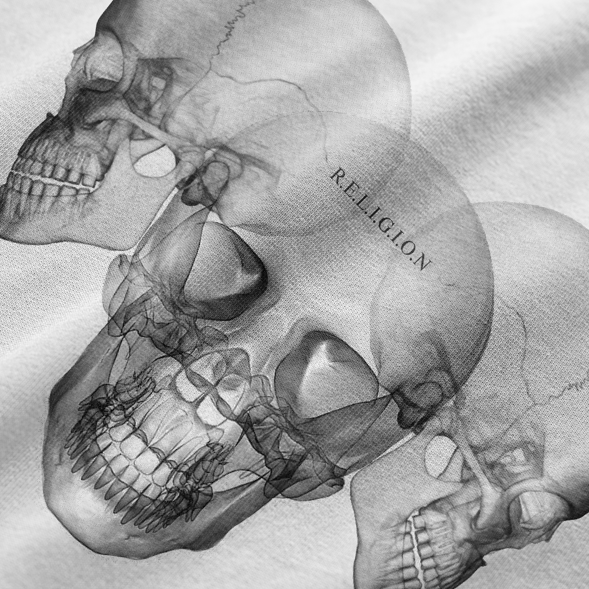 XRAY SKULL T-SHIRT WHITE