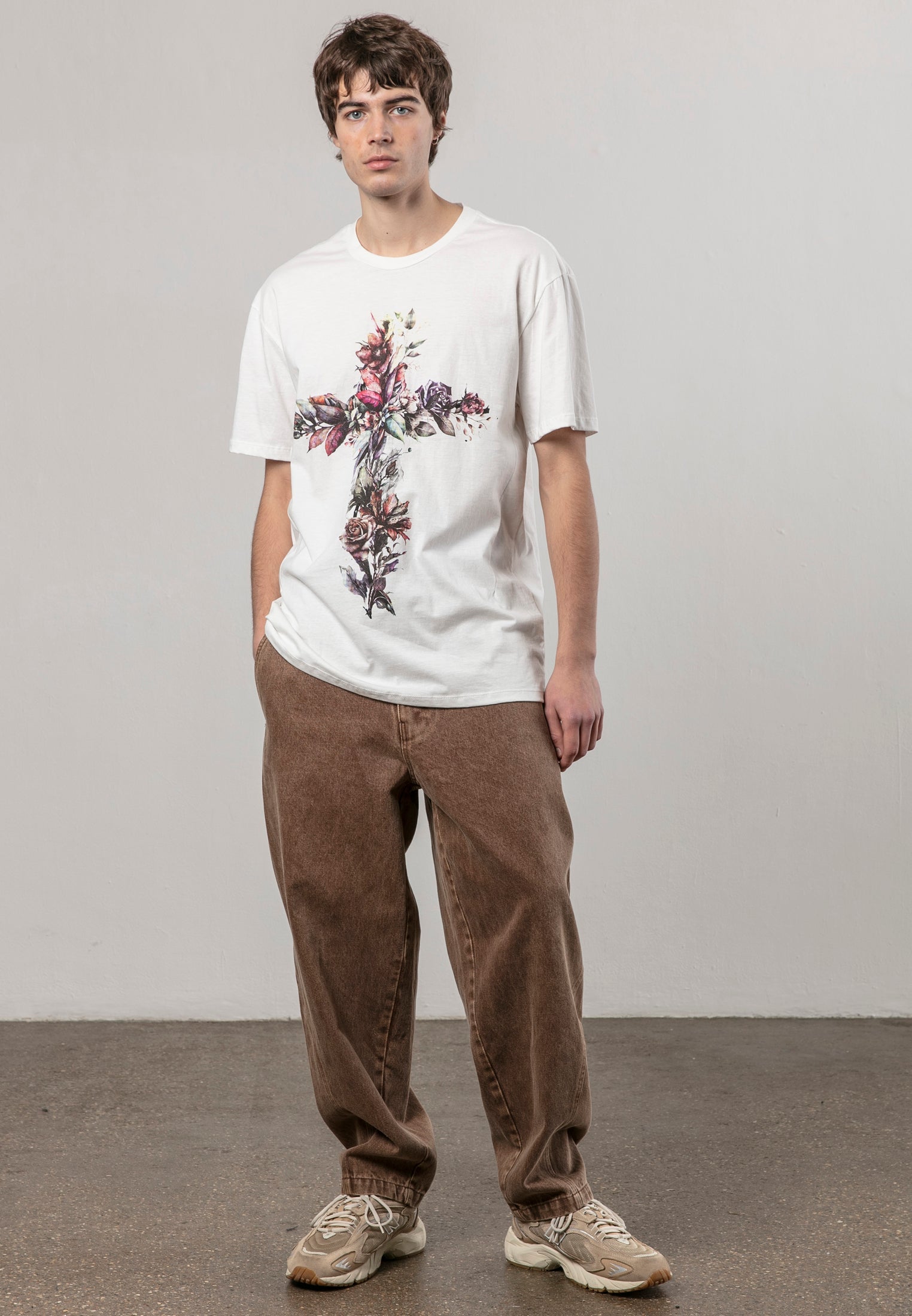CROSS BOTANICAL T-SHIRT WINTER WHITE