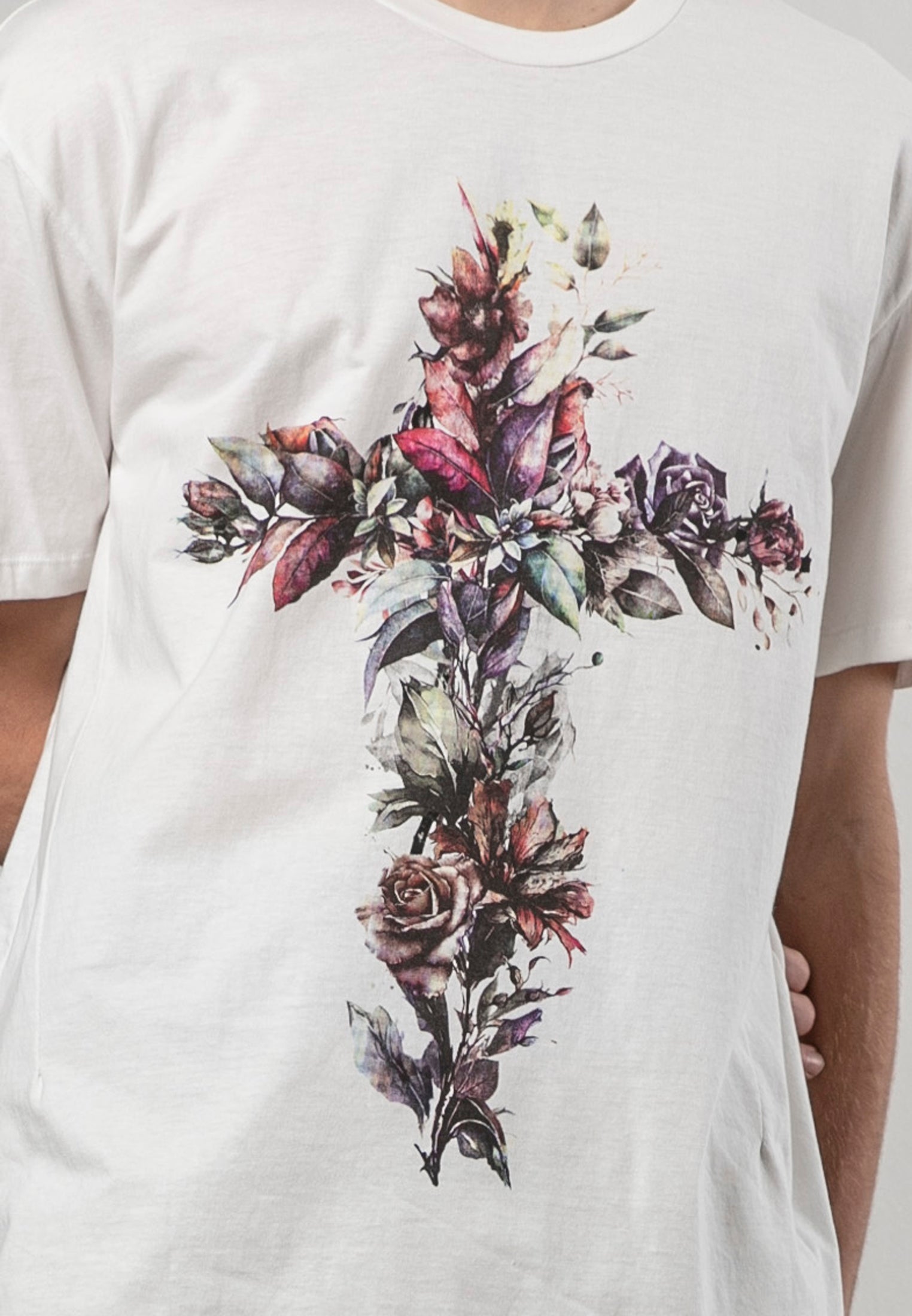 CROSS BOTANICAL T-SHIRT WINTER WHITE