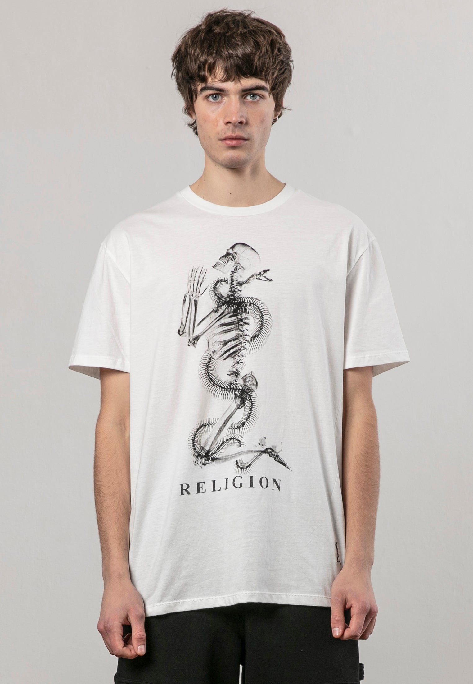 XRAY SKEL N SNAKE T-SHIRT WINTER WHITE