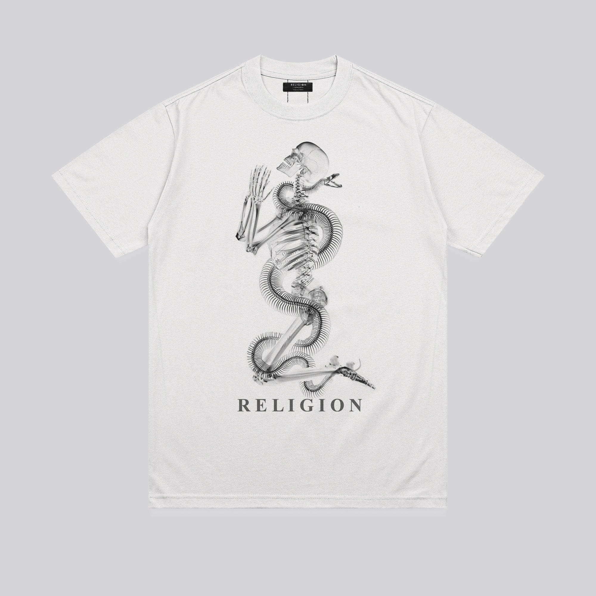 XRAY SKEL N SNAKE T-SHIRT WINTER WHITE