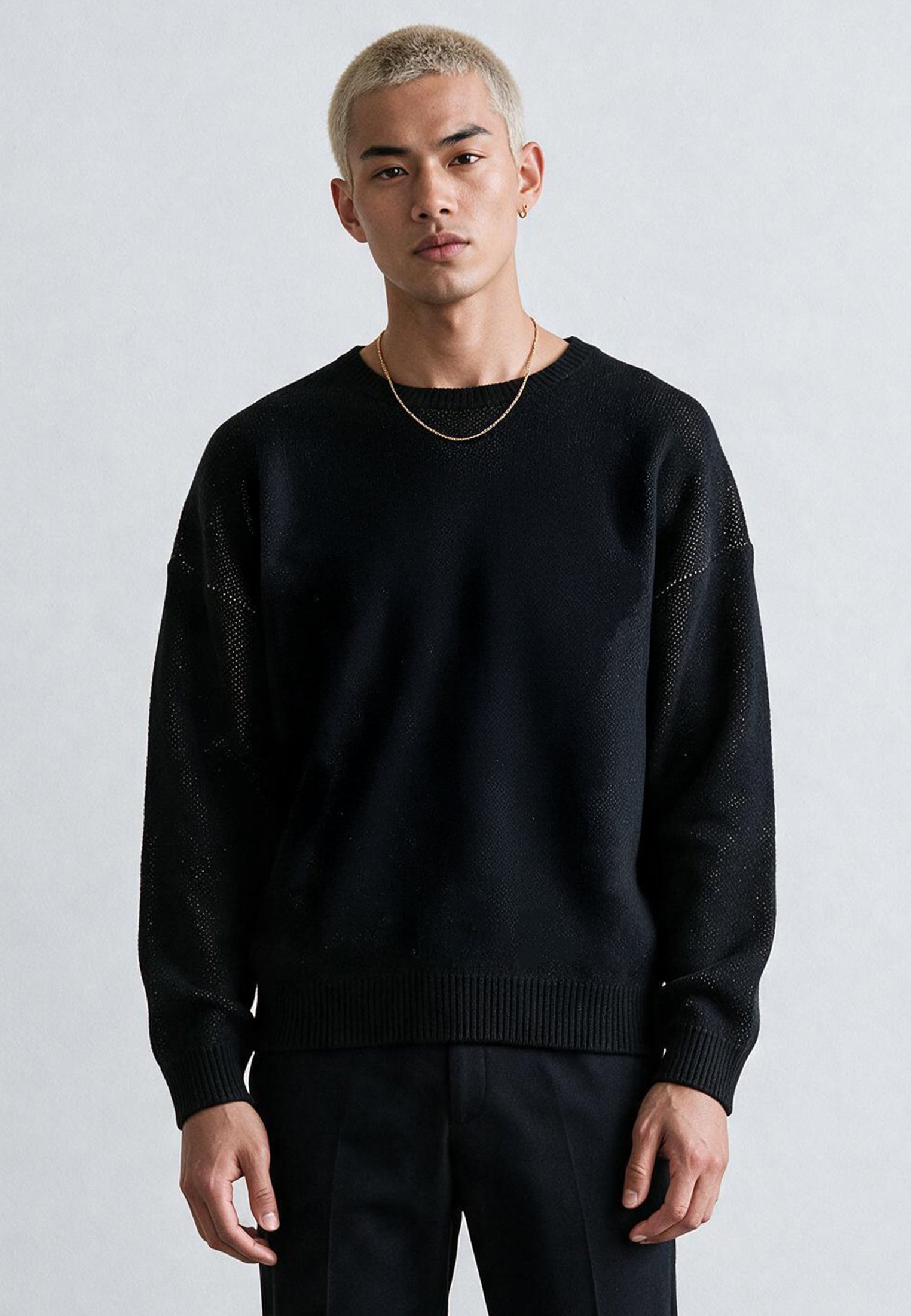 ANARCHY KNIT BLACK