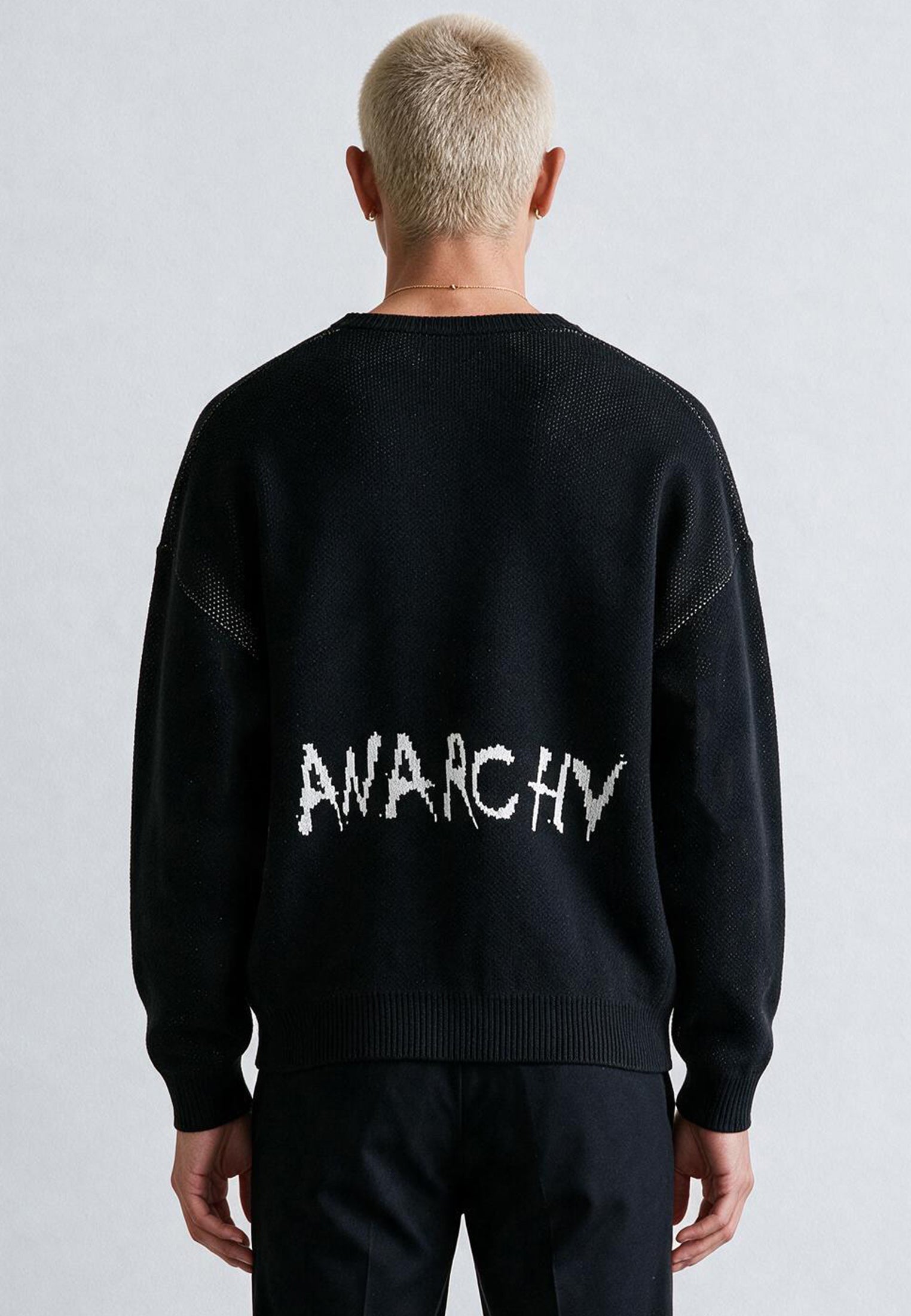 ANARCHY KNIT BLACK