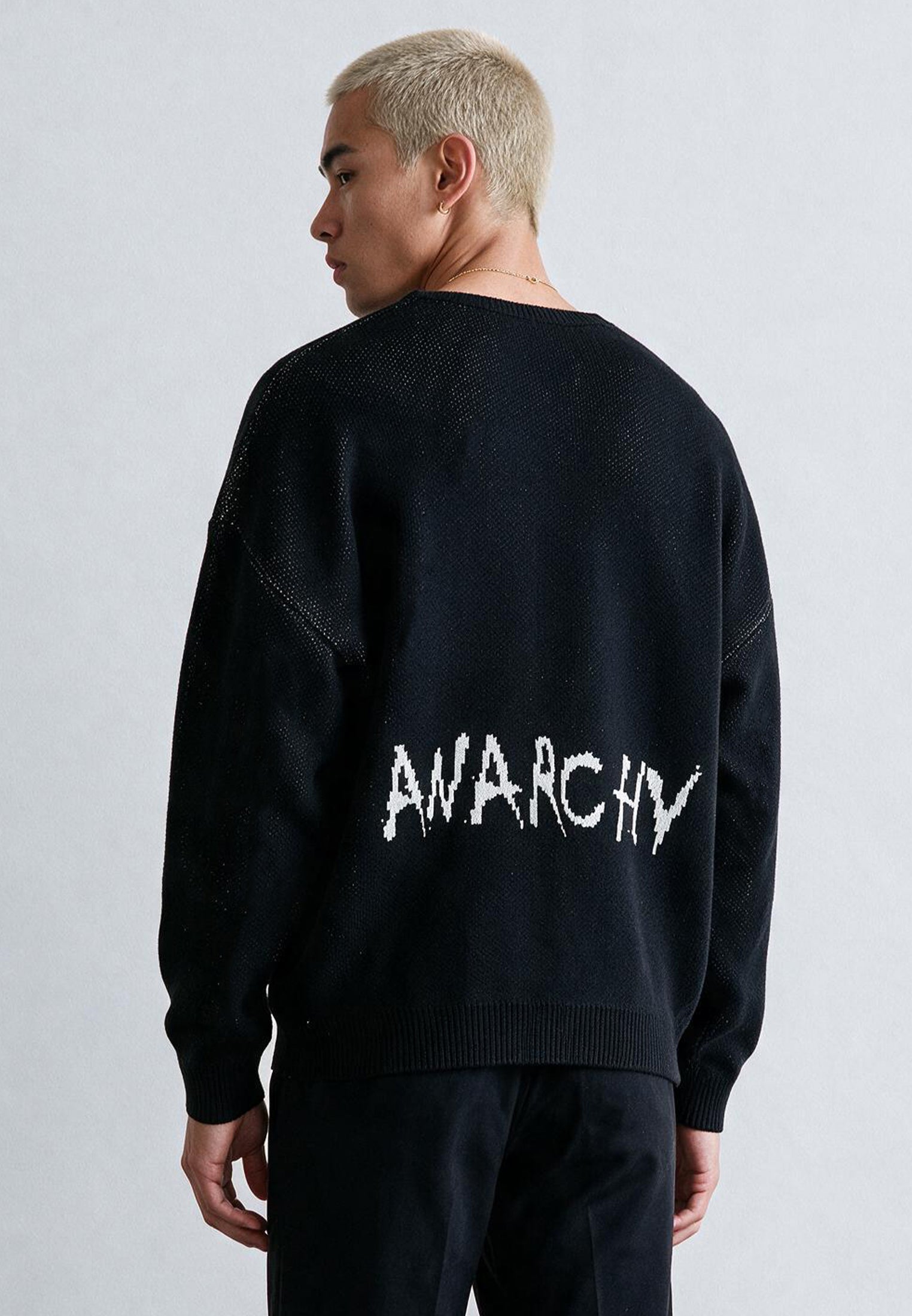 ANARCHY KNIT BLACK