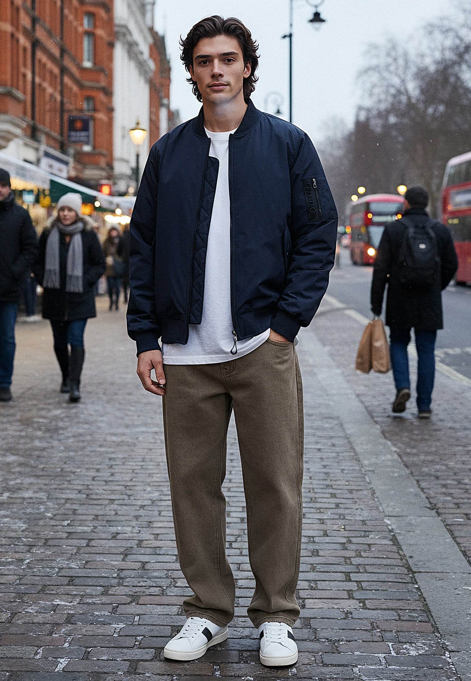 MA1 BOMBER JACKET NAVY