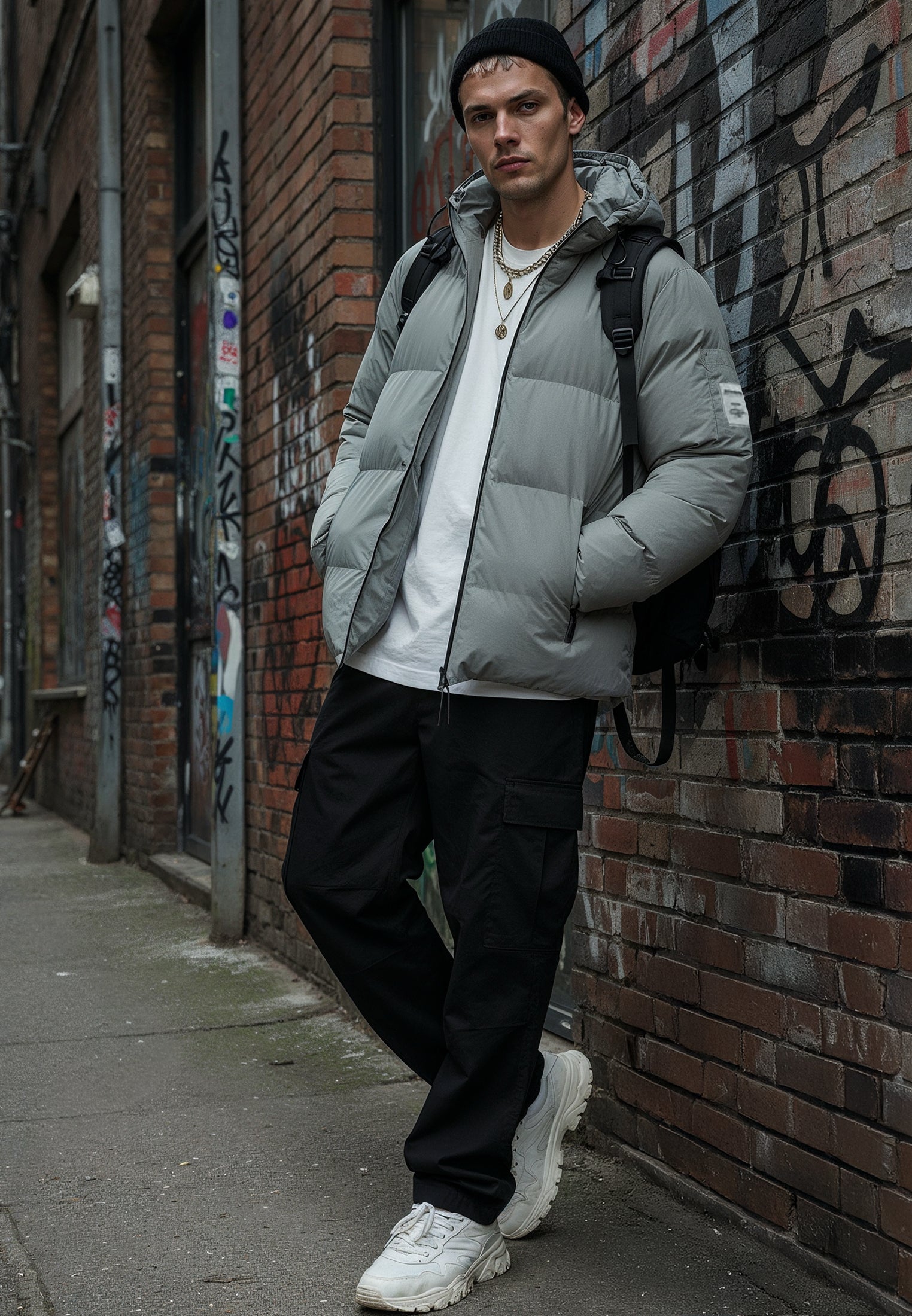 PERFORMANCE PUFFER JACKET KHAKI