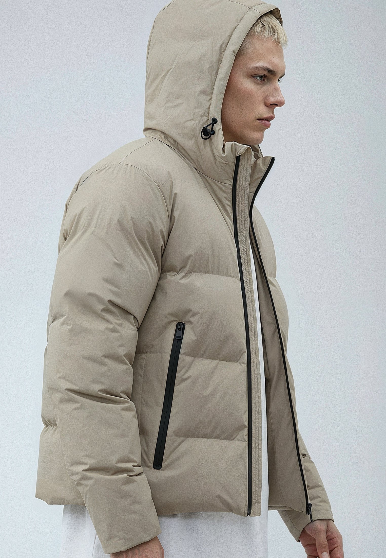 PERFORMANCE PUFFER JACKET TAN