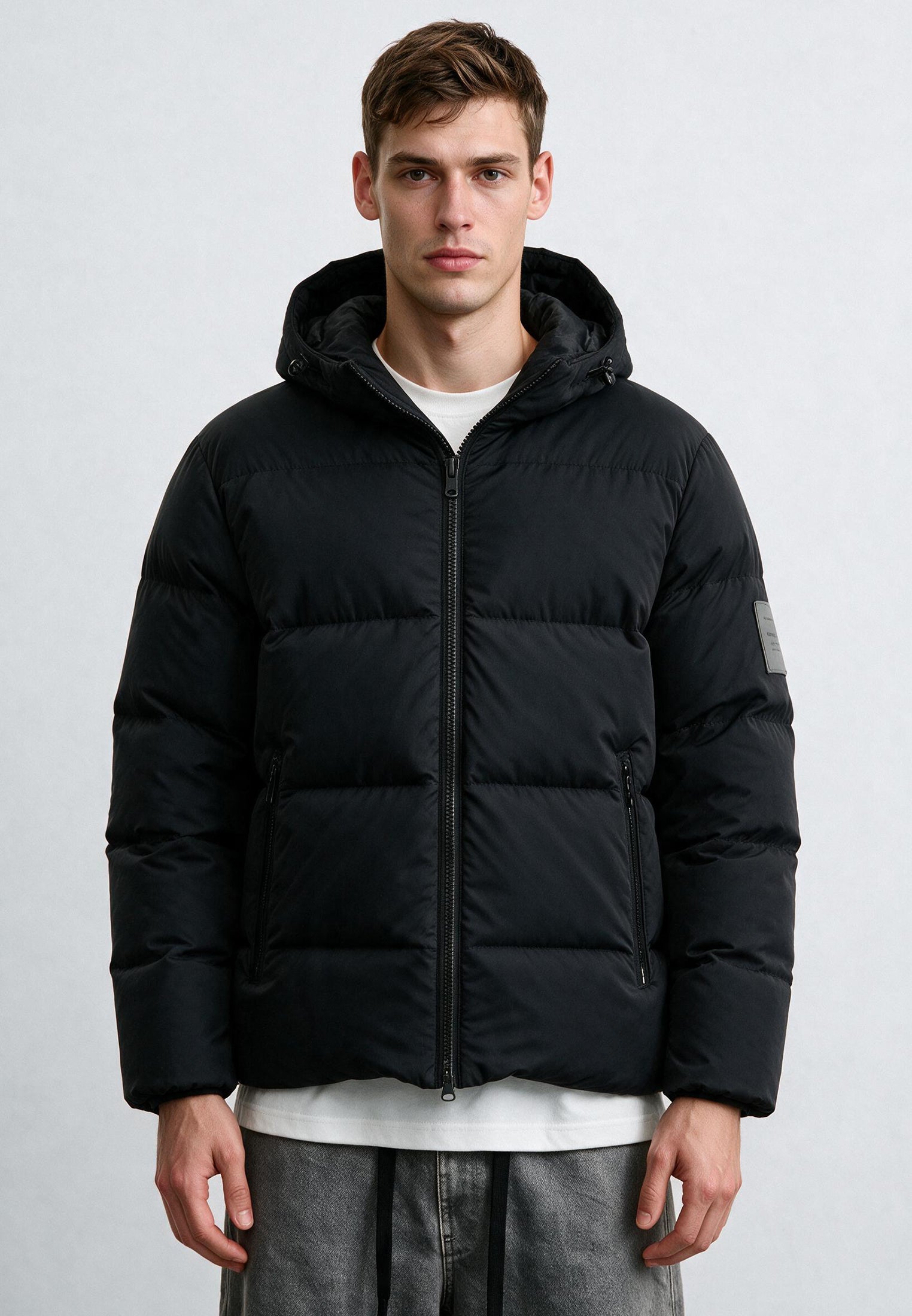PERFORMANCE PUFFER JACKET WASHED BLACK