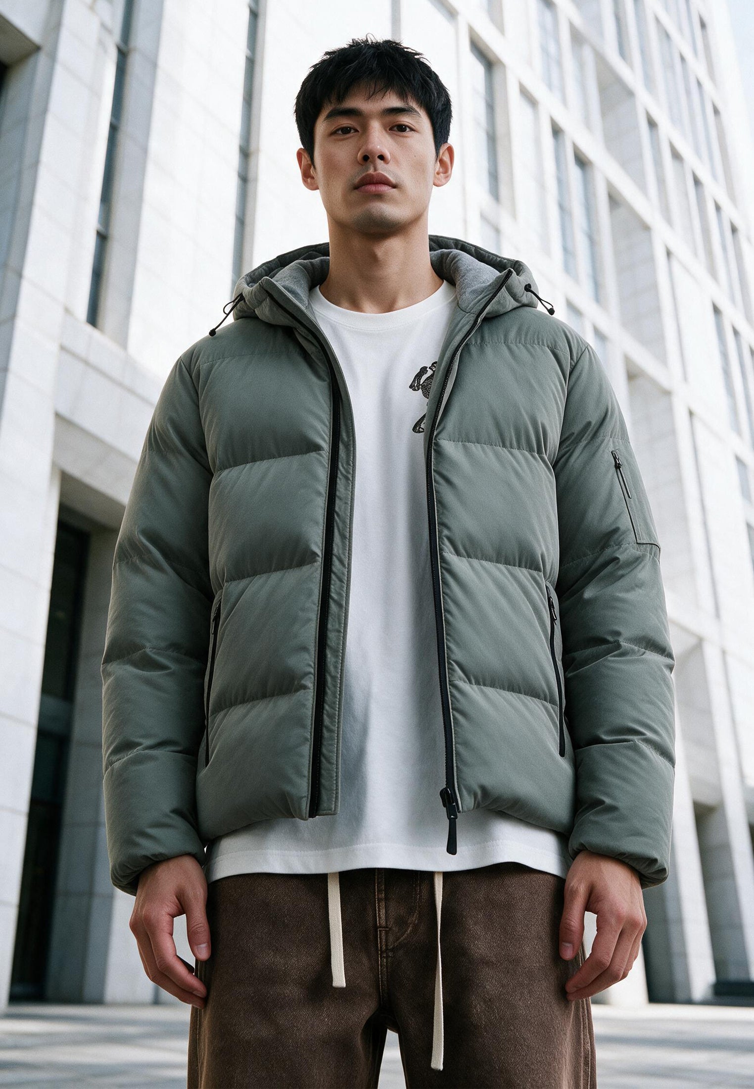 PERFORMANCE PUFFER JACKET GREEN