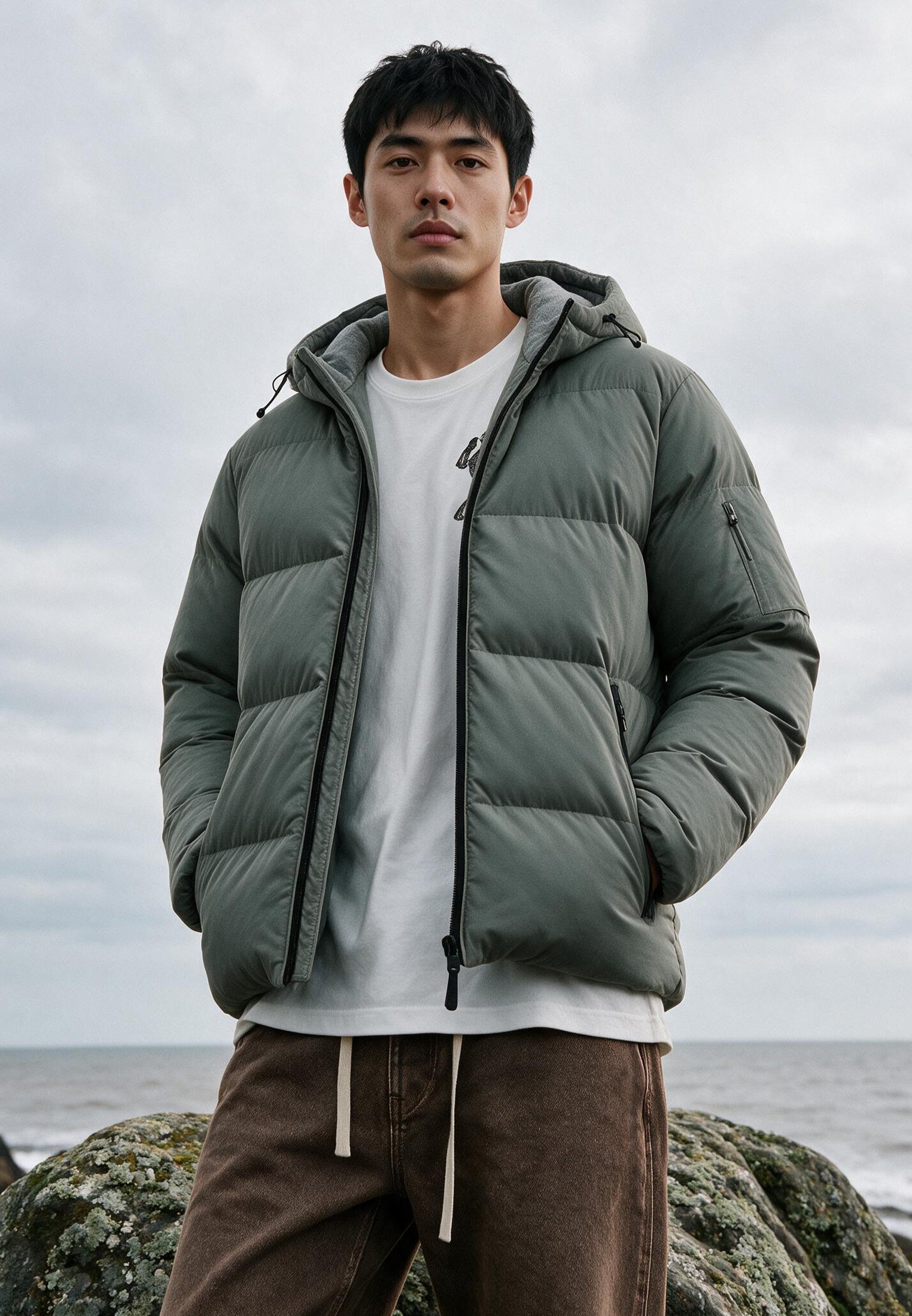 PERFORMANCE PUFFER JACKET GREEN