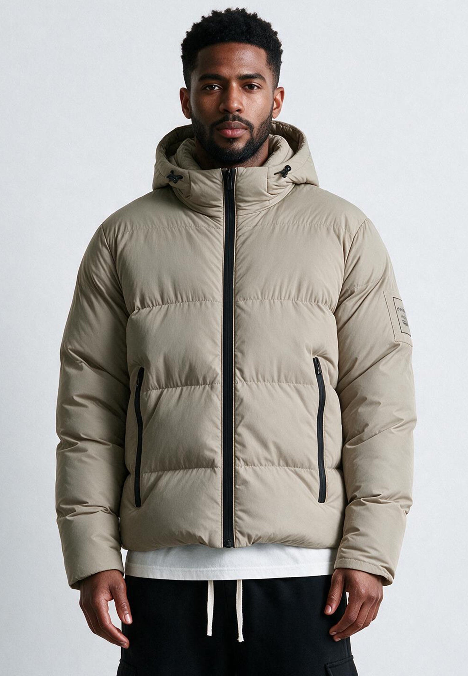 PERFORMANCE PUFFER JACKET STONE