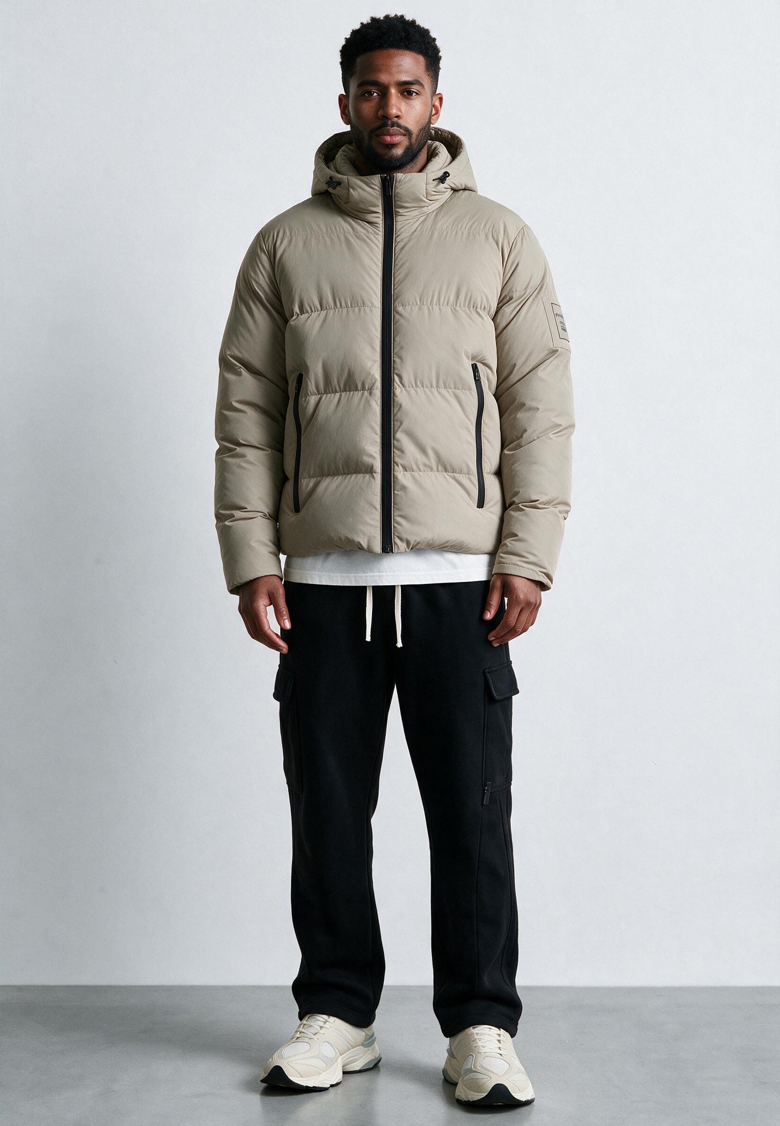 PERFORMANCE PUFFER JACKET STONE