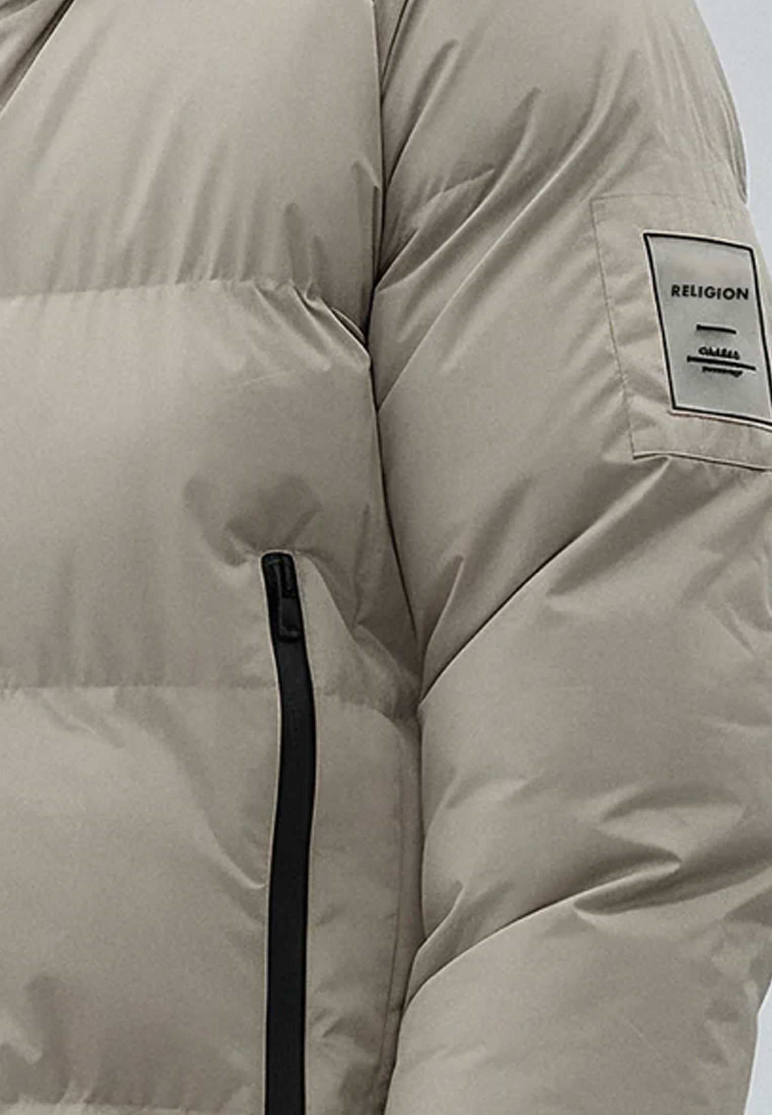 TAN PERFORMANCE PUFFER JACKET