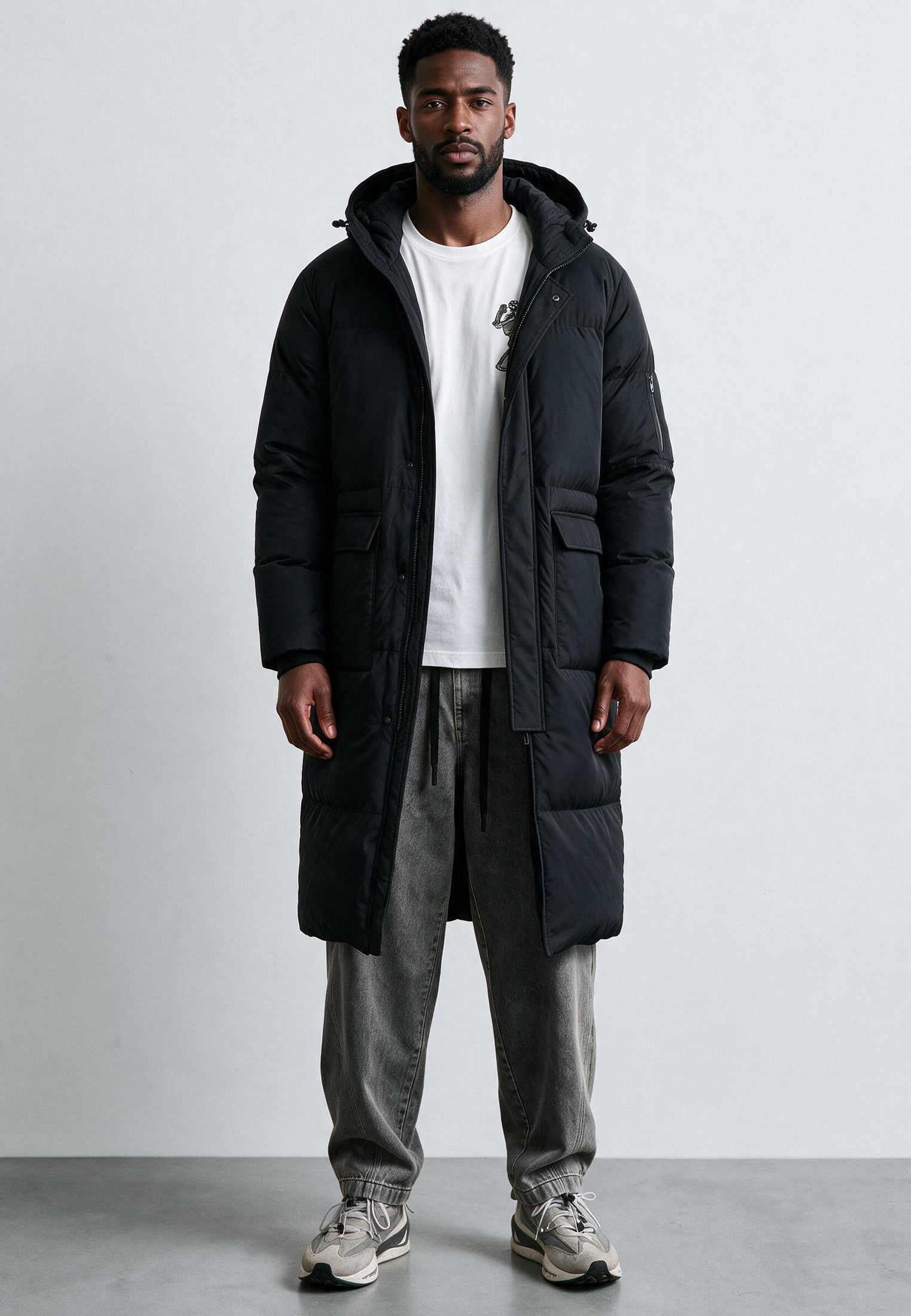 VOYAGER PUFFER PARKA WASHED BLACK