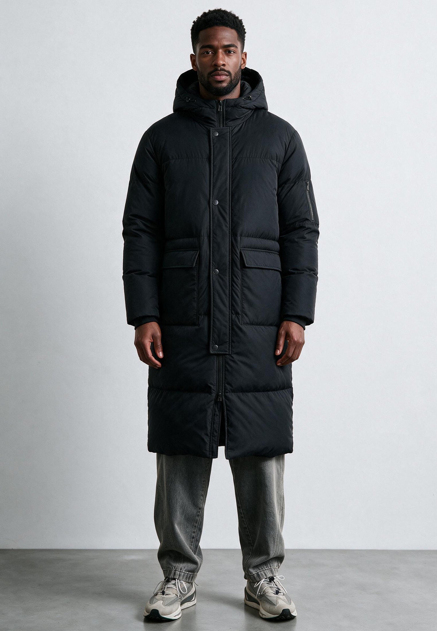 VOYAGER PUFFER PARKA WASHED BLACK