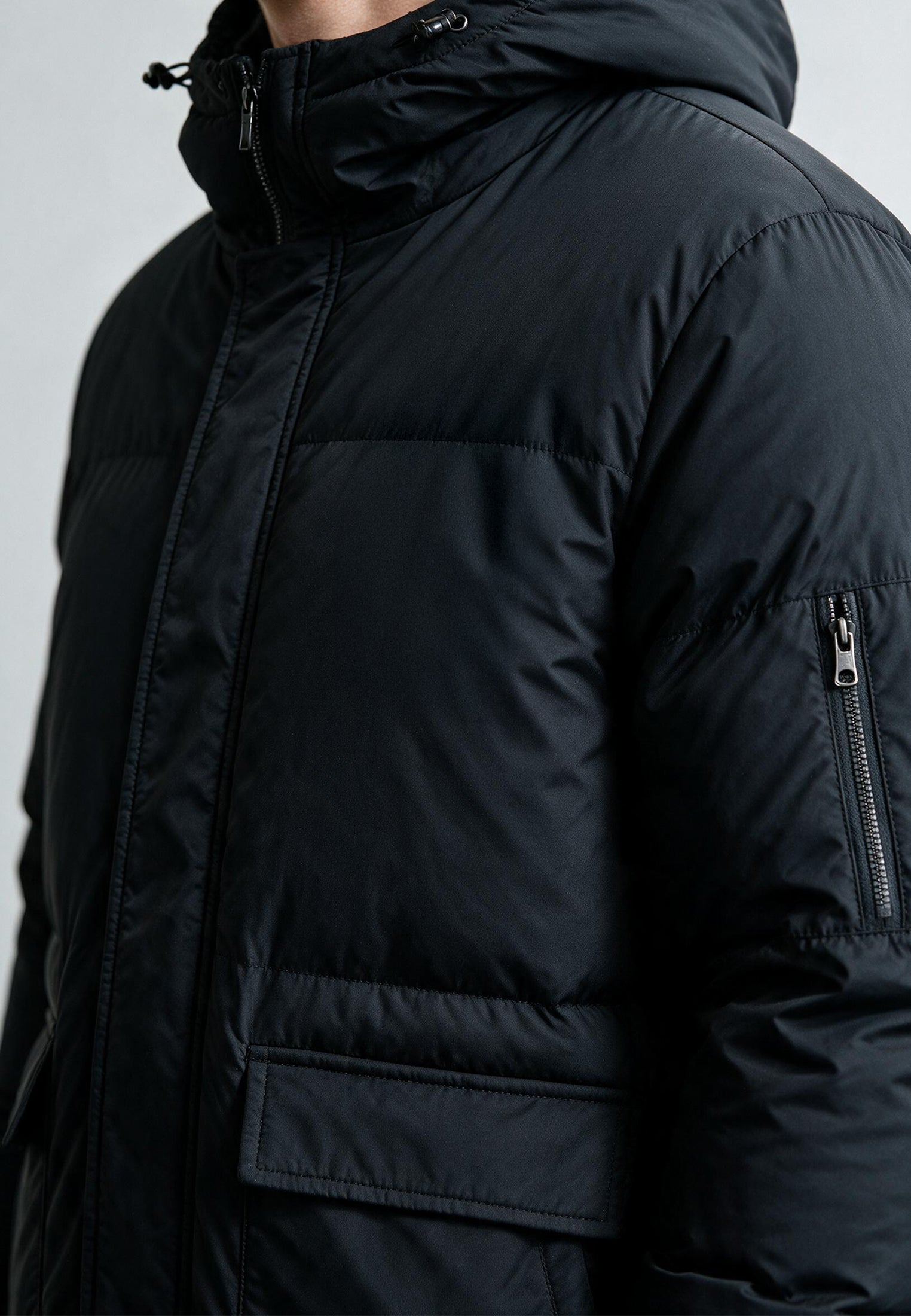 VOYAGER PUFFER PARKA WASHED BLACK