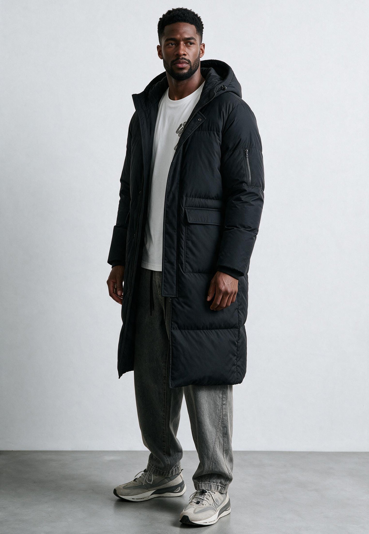 VOYAGER PUFFER PARKA WASHED BLACK