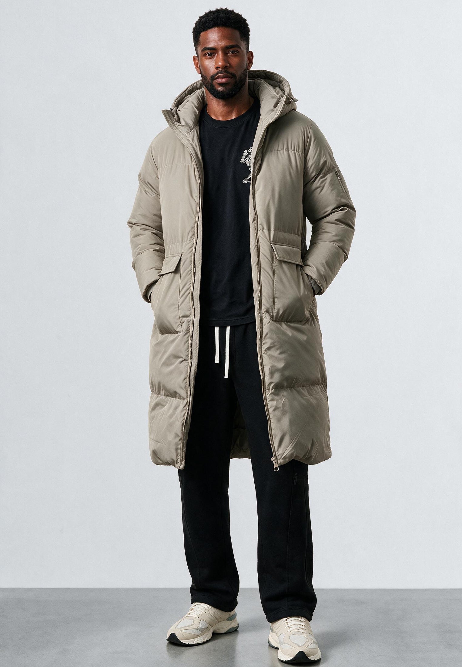 VOYAGER PUFFER PARKA STONE