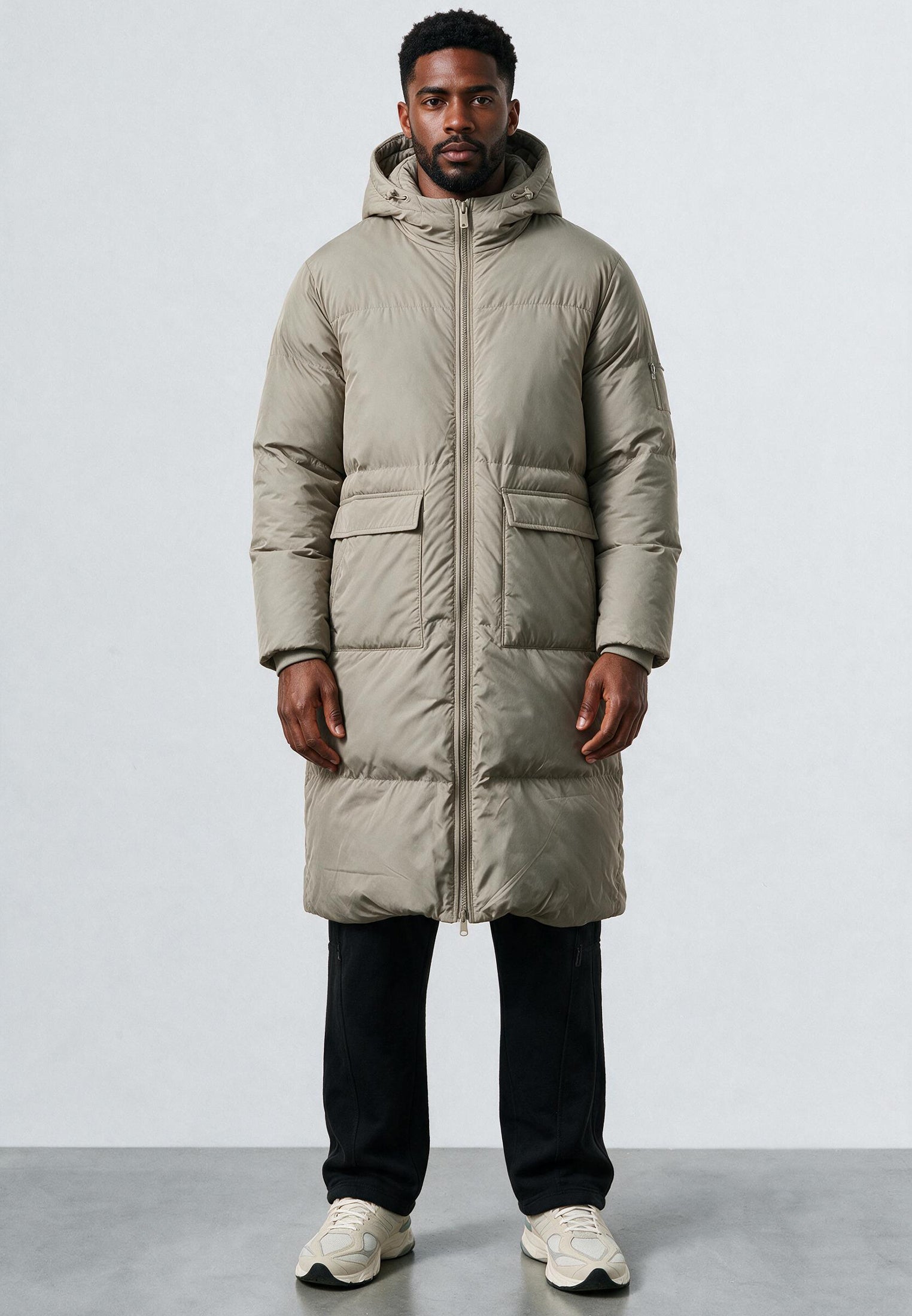 VOYAGER PUFFER PARKA STONE