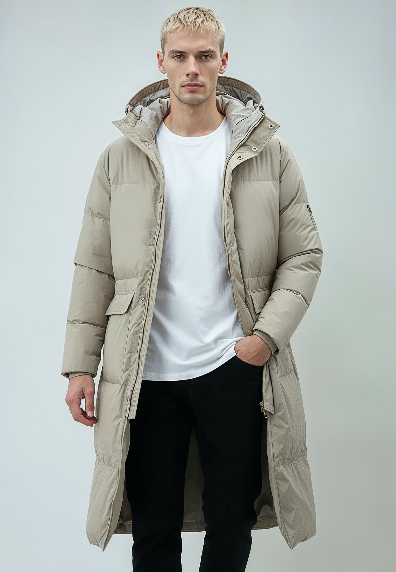 VOYAGER PUFFER PARKA TAN