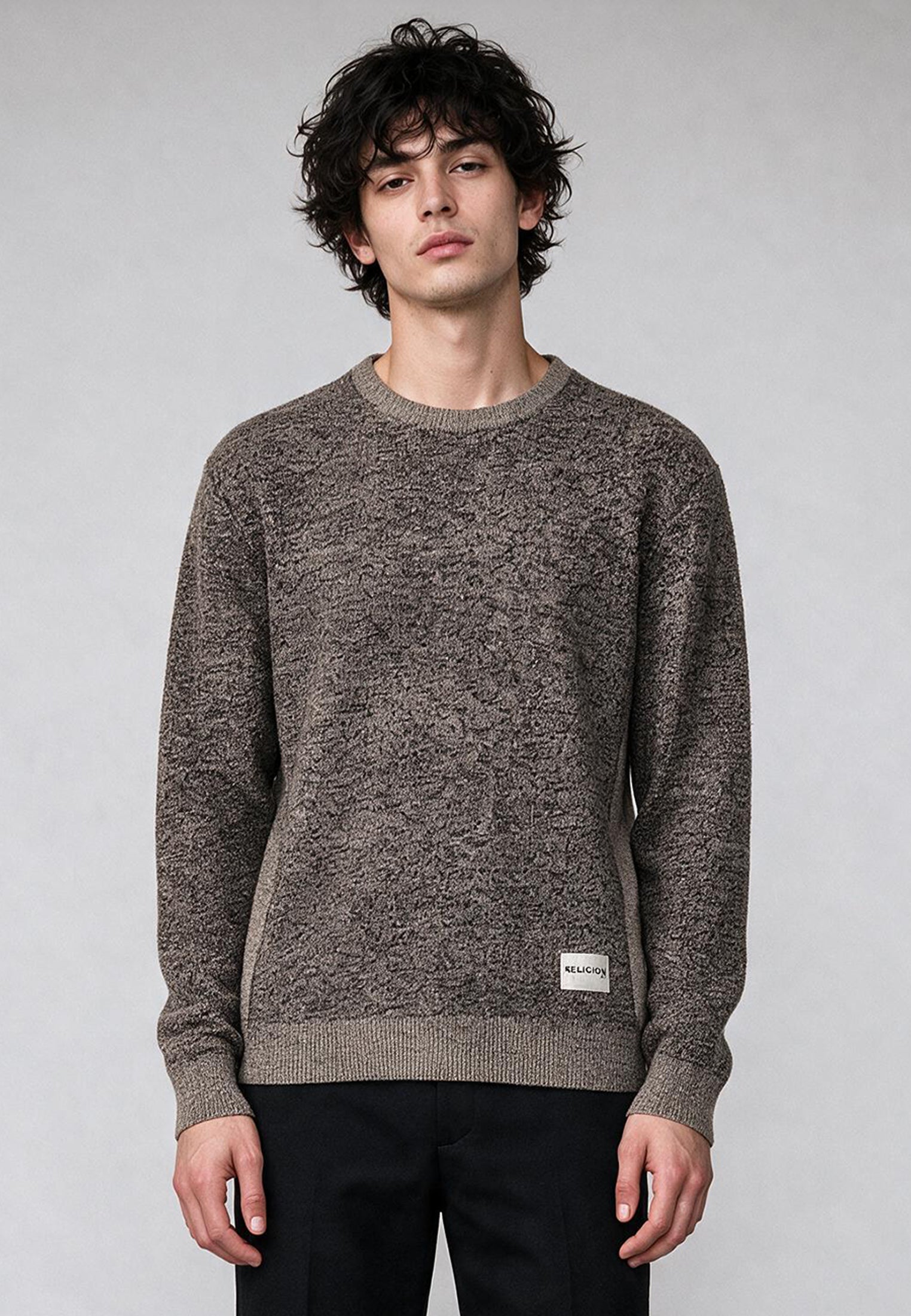 PANEL KNIT SAND