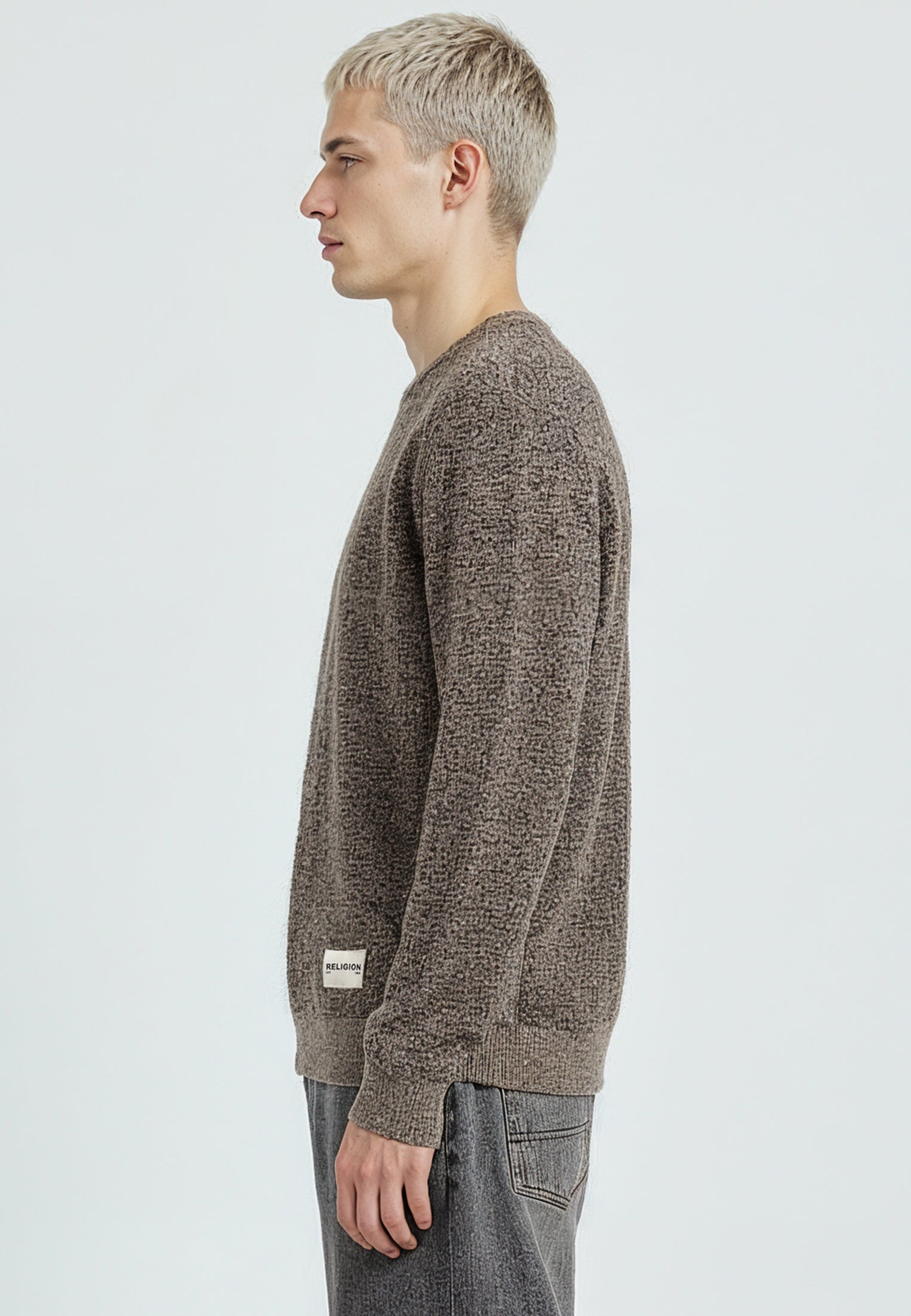 PANEL KNIT SAND