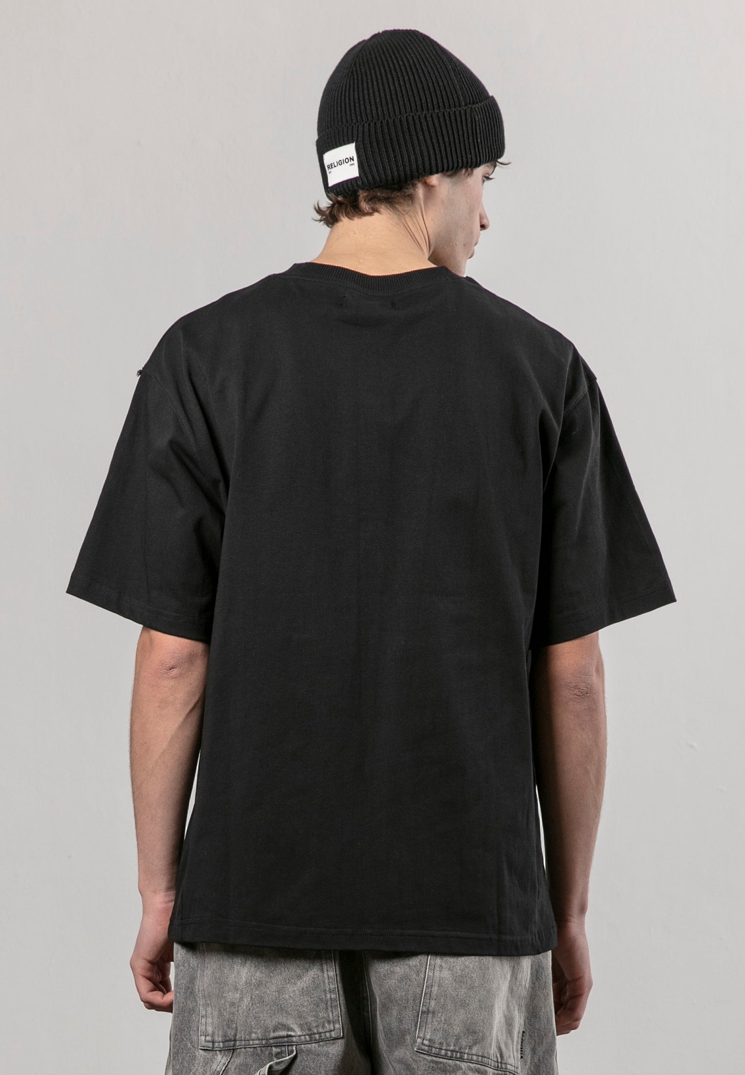 LOGO OVERSIZED T-SHIRT BLACK