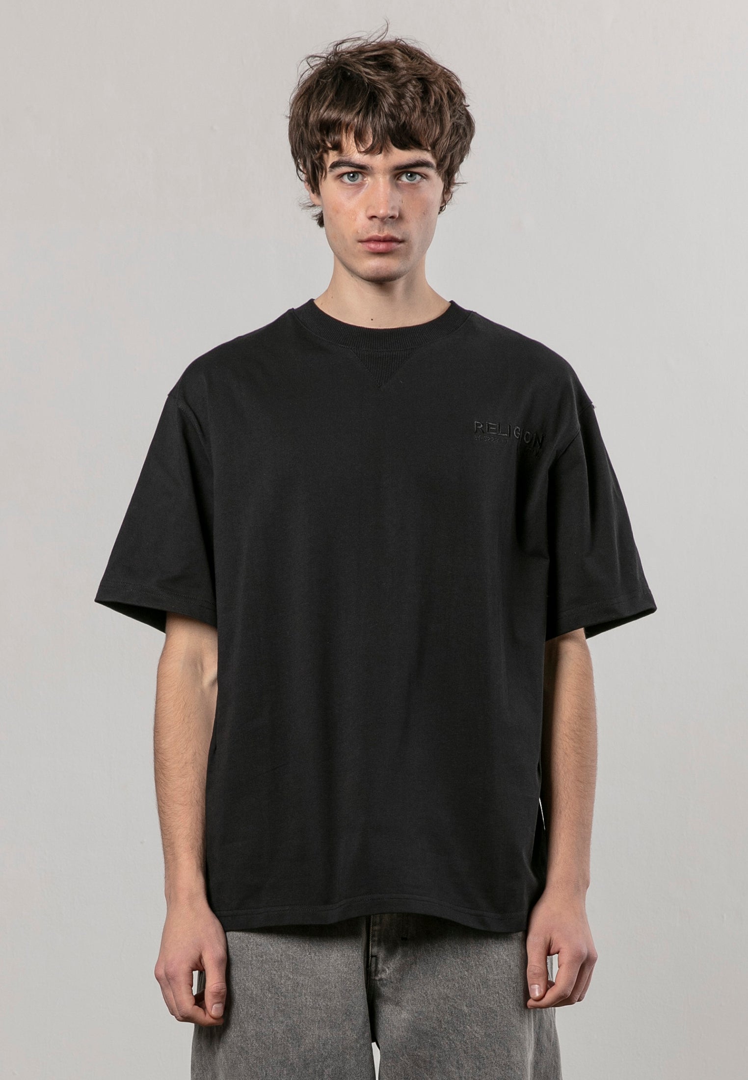 LOGO OVERSIZED T-SHIRT BLACK