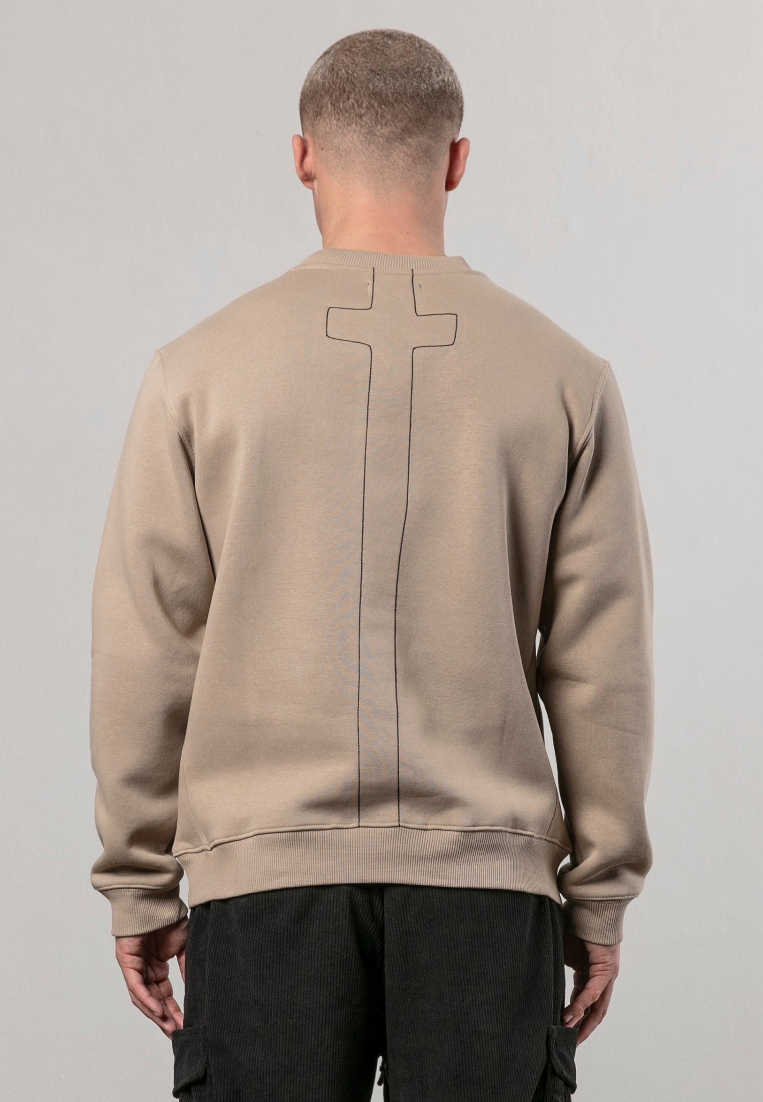 WINGS SKULL SWEAT FAWN