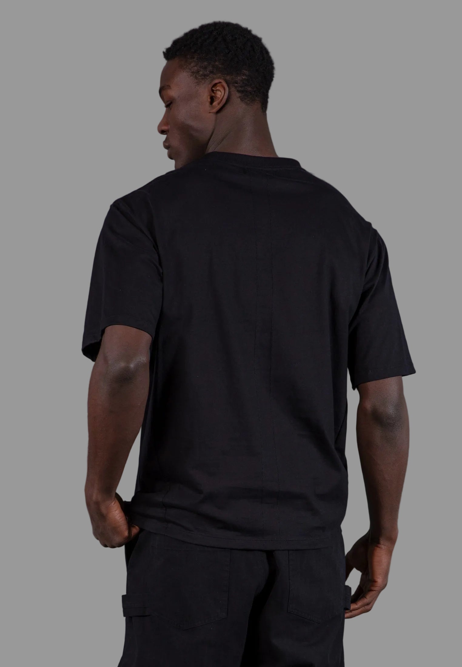 APPLIQUE T-SHIRT BLACK