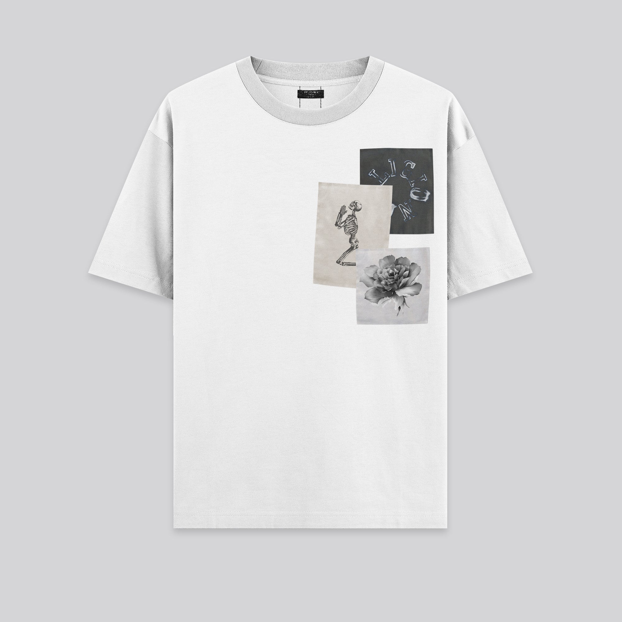 APPLIQUE T-SHIRT WHITE