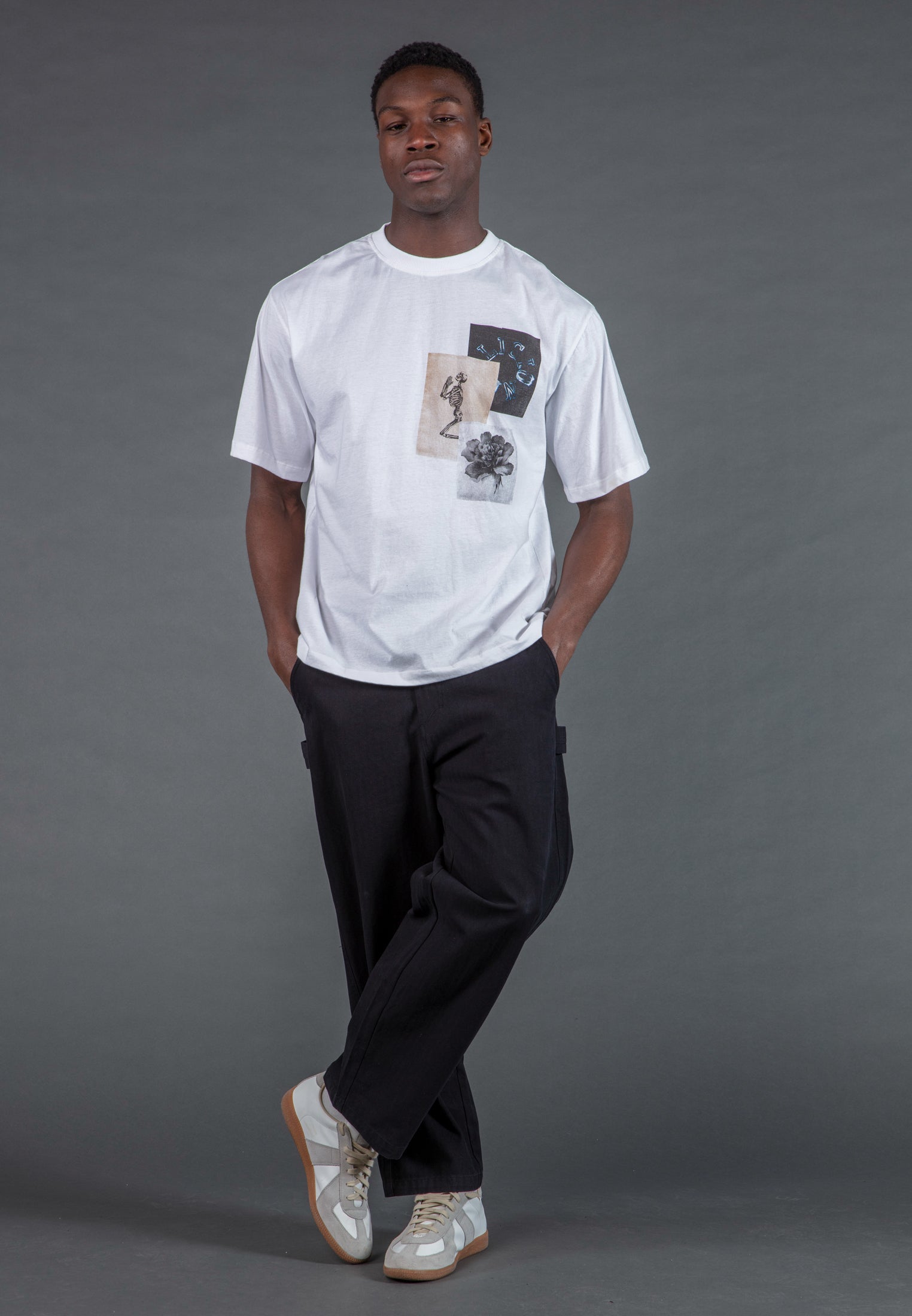 APPLIQUE T-SHIRT WHITE