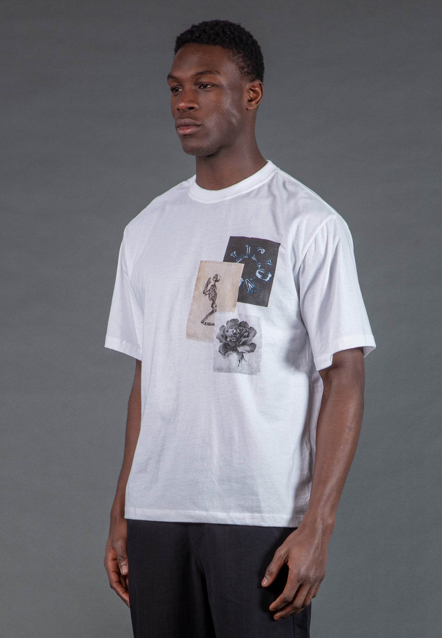 APPLIQUE T-SHIRT WHITE