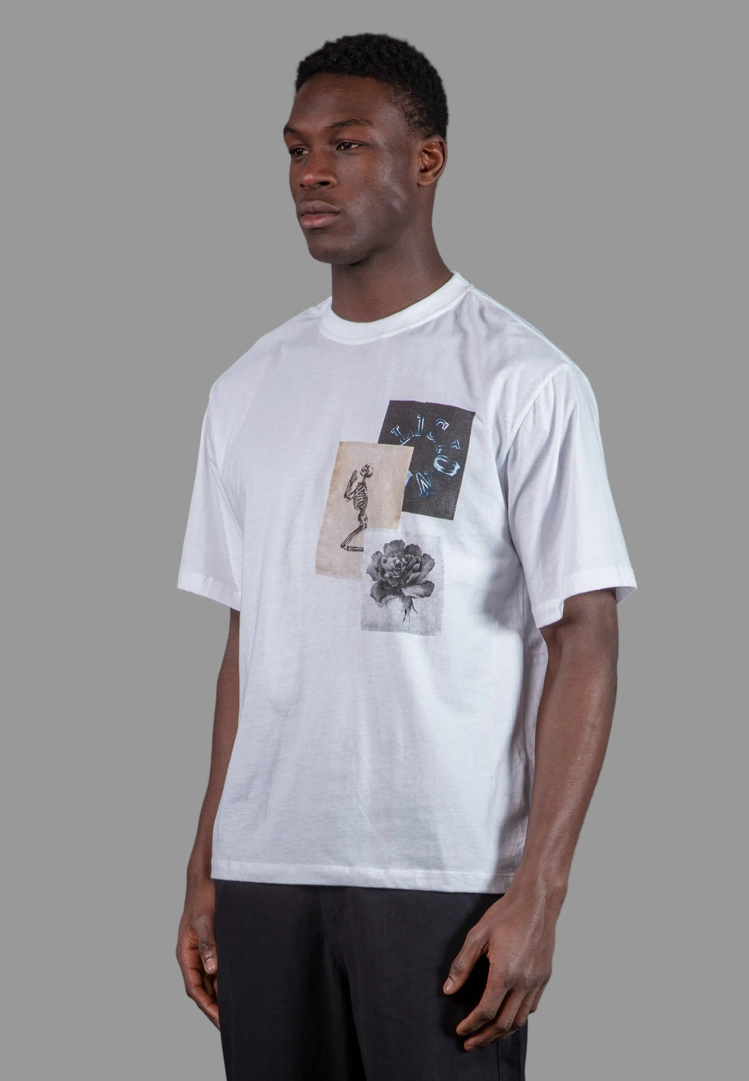 APPLIQUE T-SHIRT WHITE