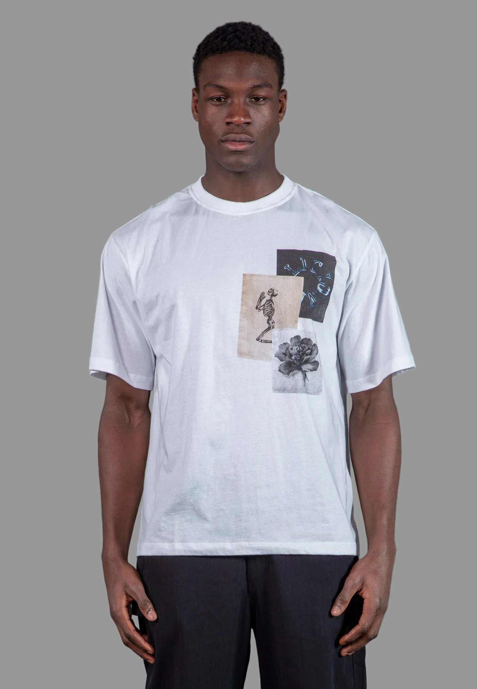 APPLIQUE T-SHIRT WHITE