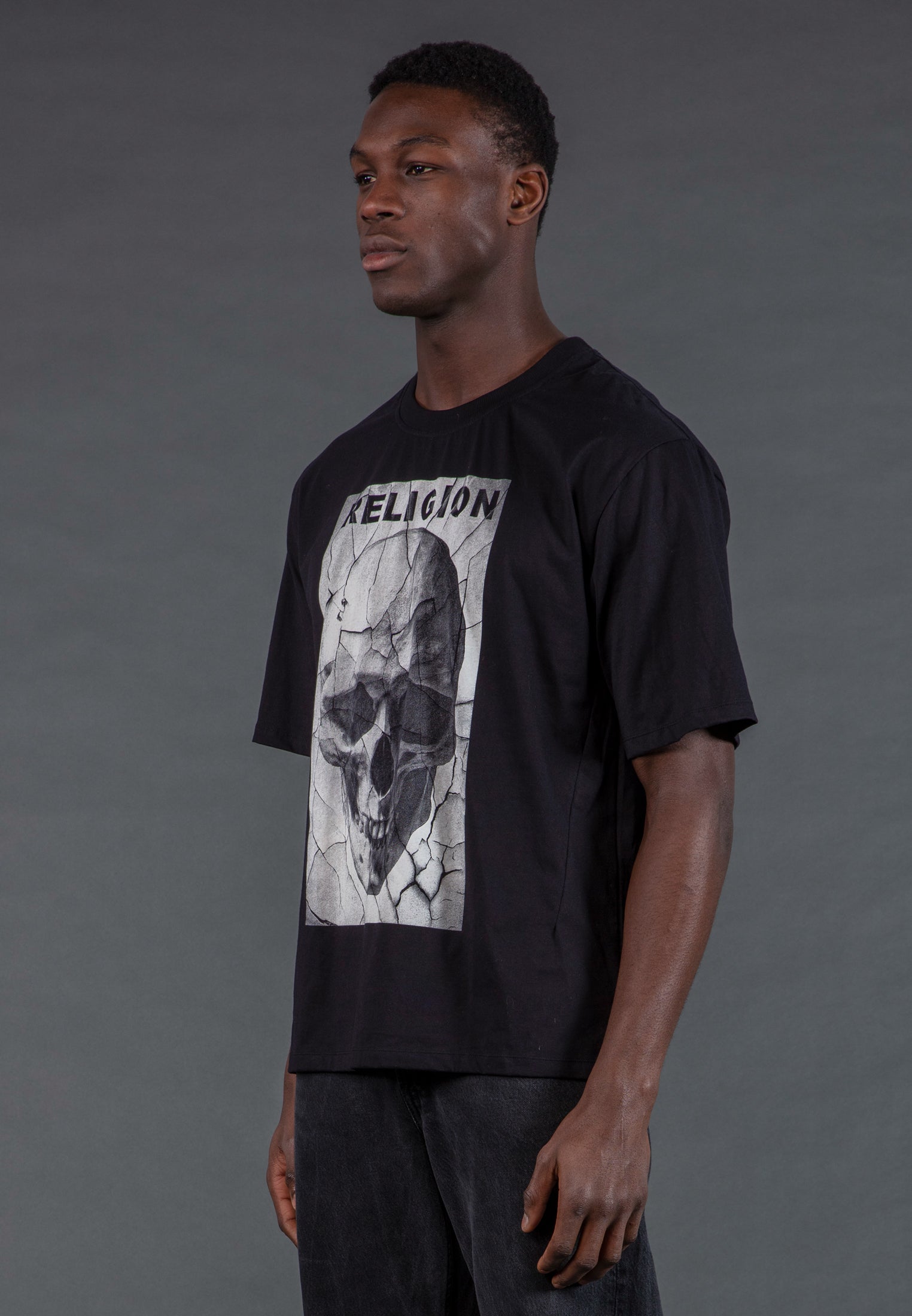 CRACK T-SHIRT BLACK