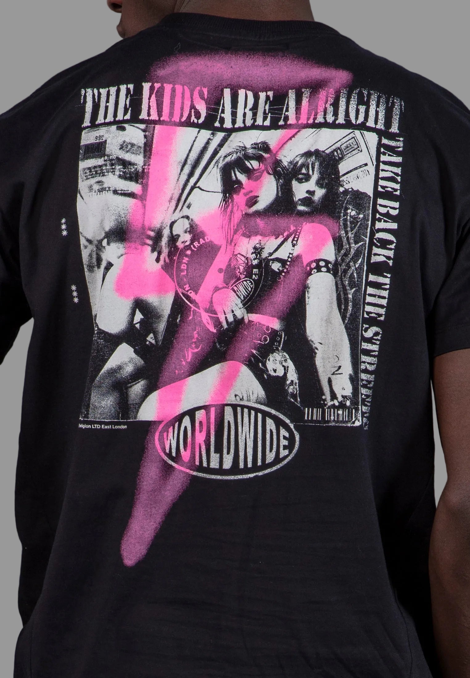 LIGHTNING BOLT T-SHIRT BLACK