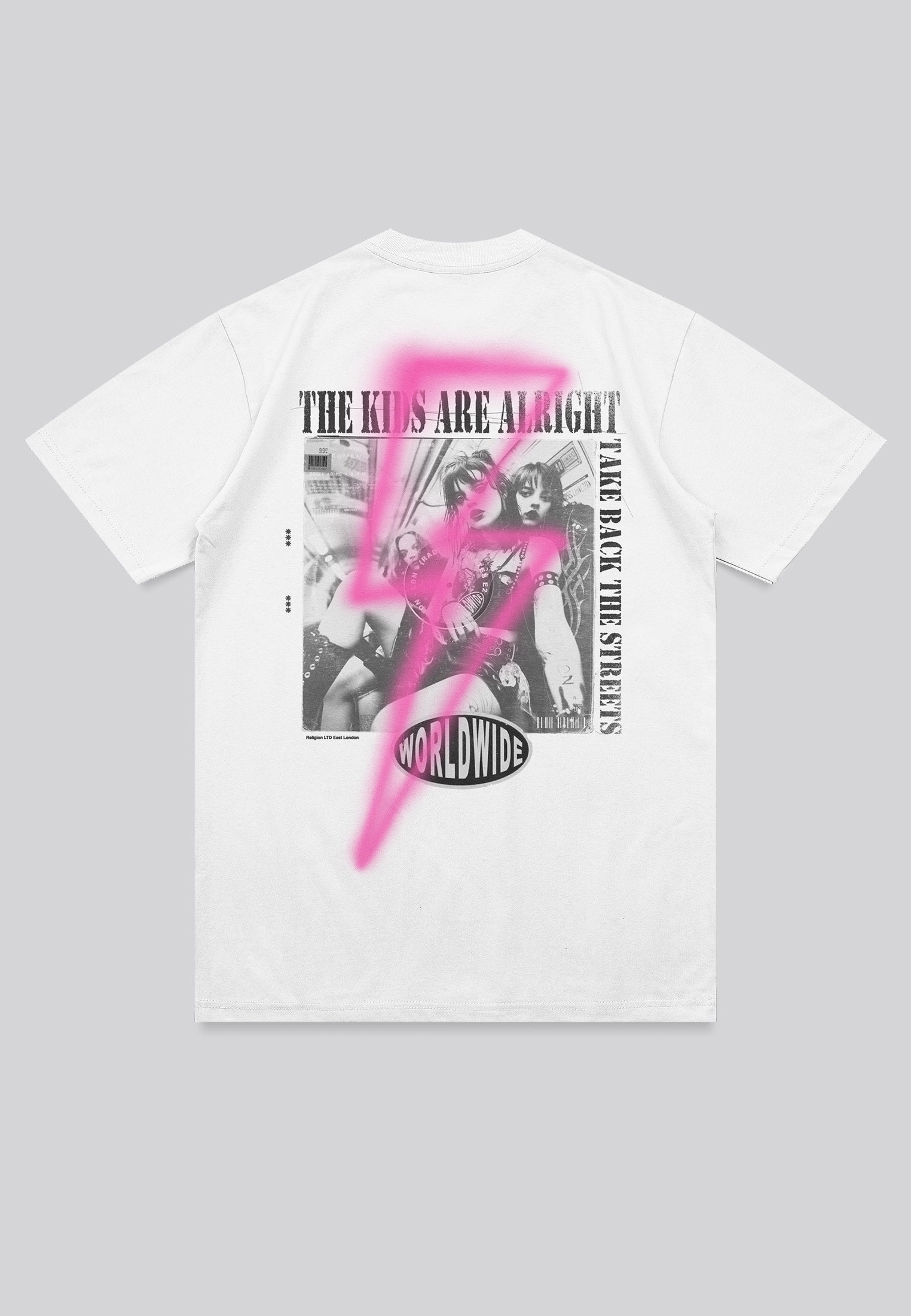 LIGHTNING BOLT T-SHIRT WHITE