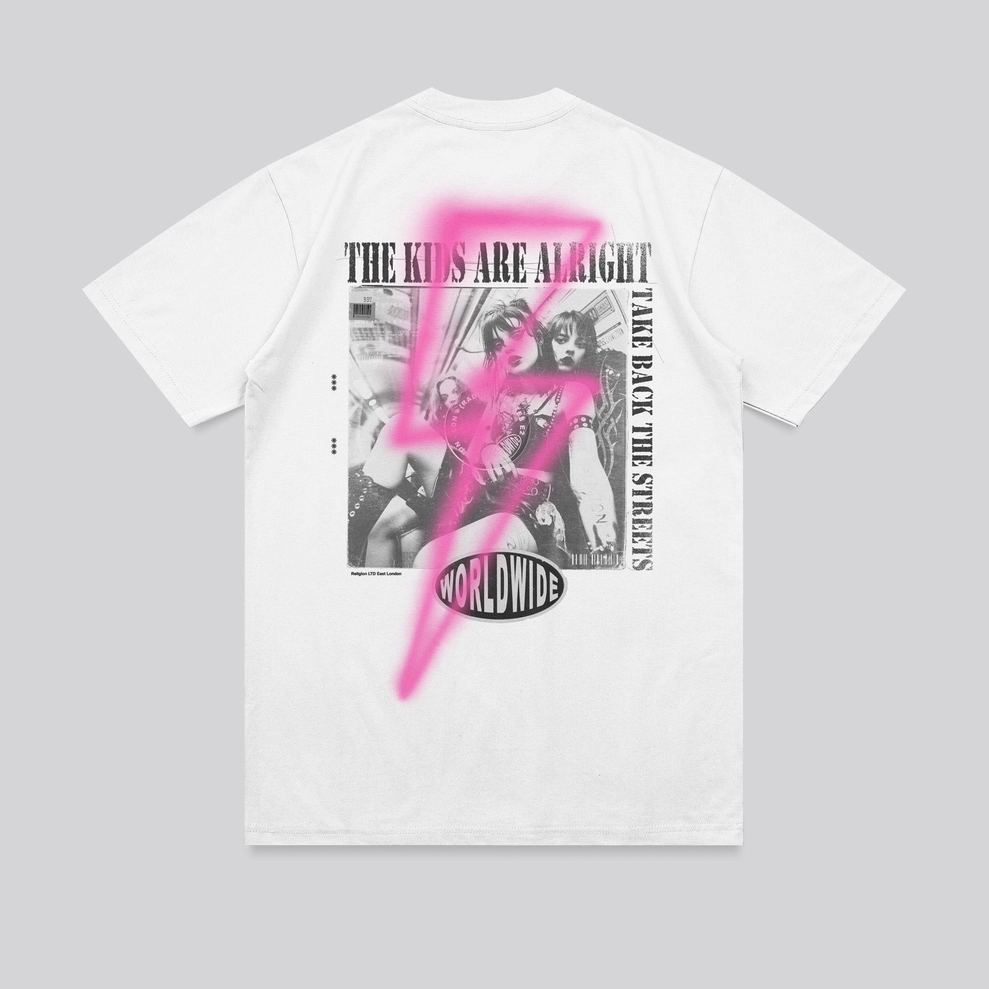 LIGHTNING BOLT T-SHIRT WHITE