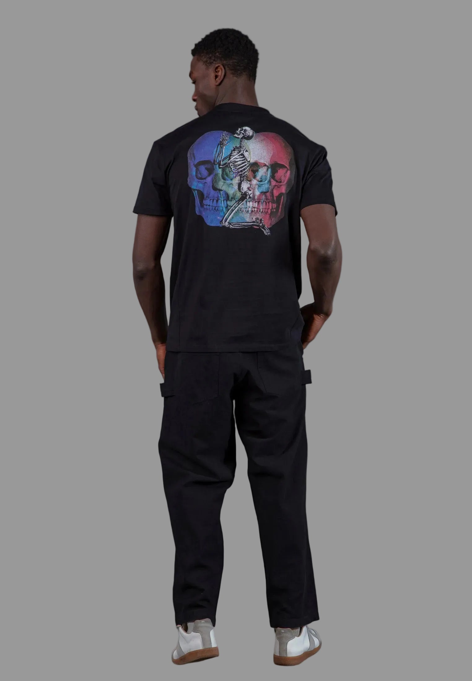 MULTI SKULL T-SHIRT BLACK